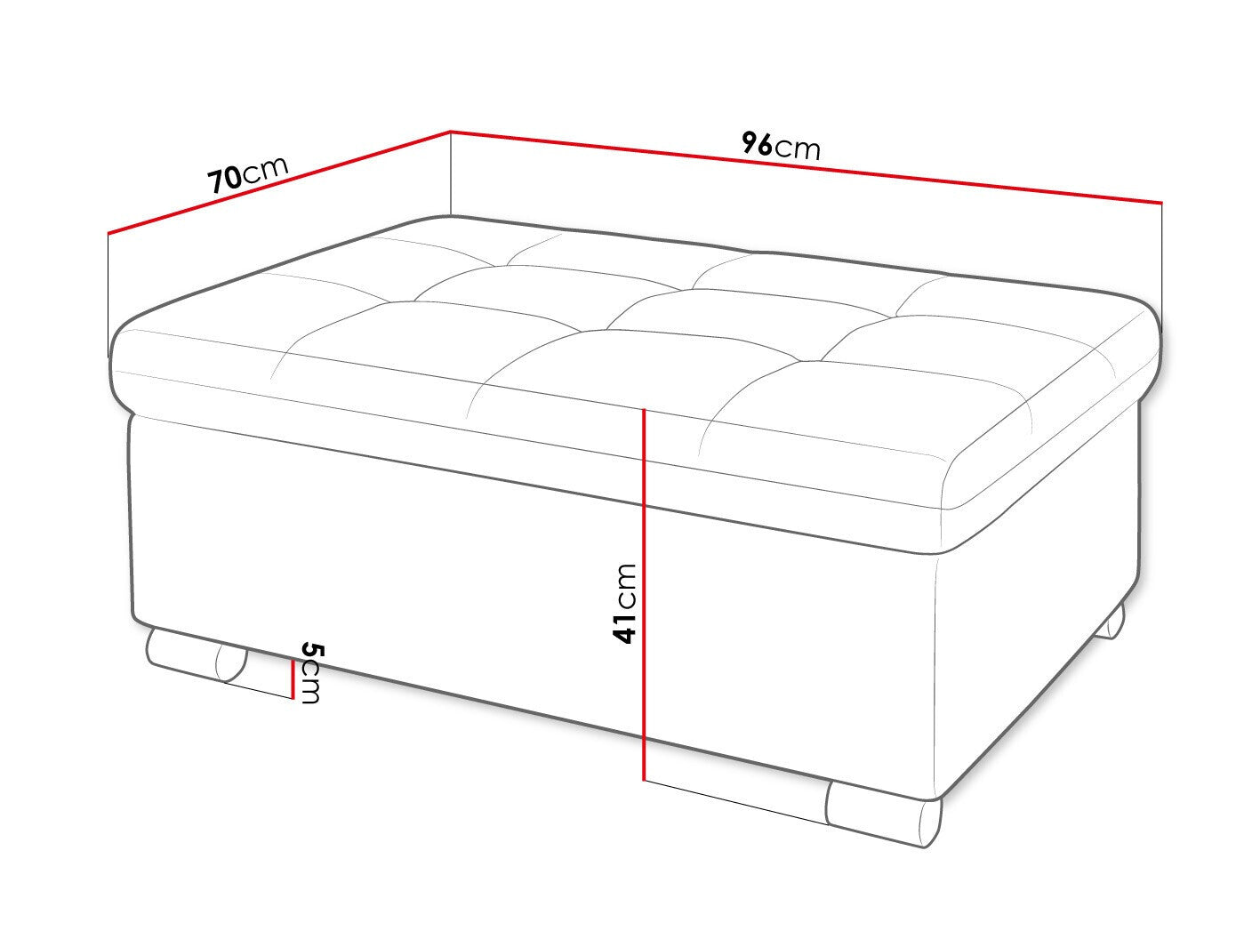 Polstret bænk Comfivo 118