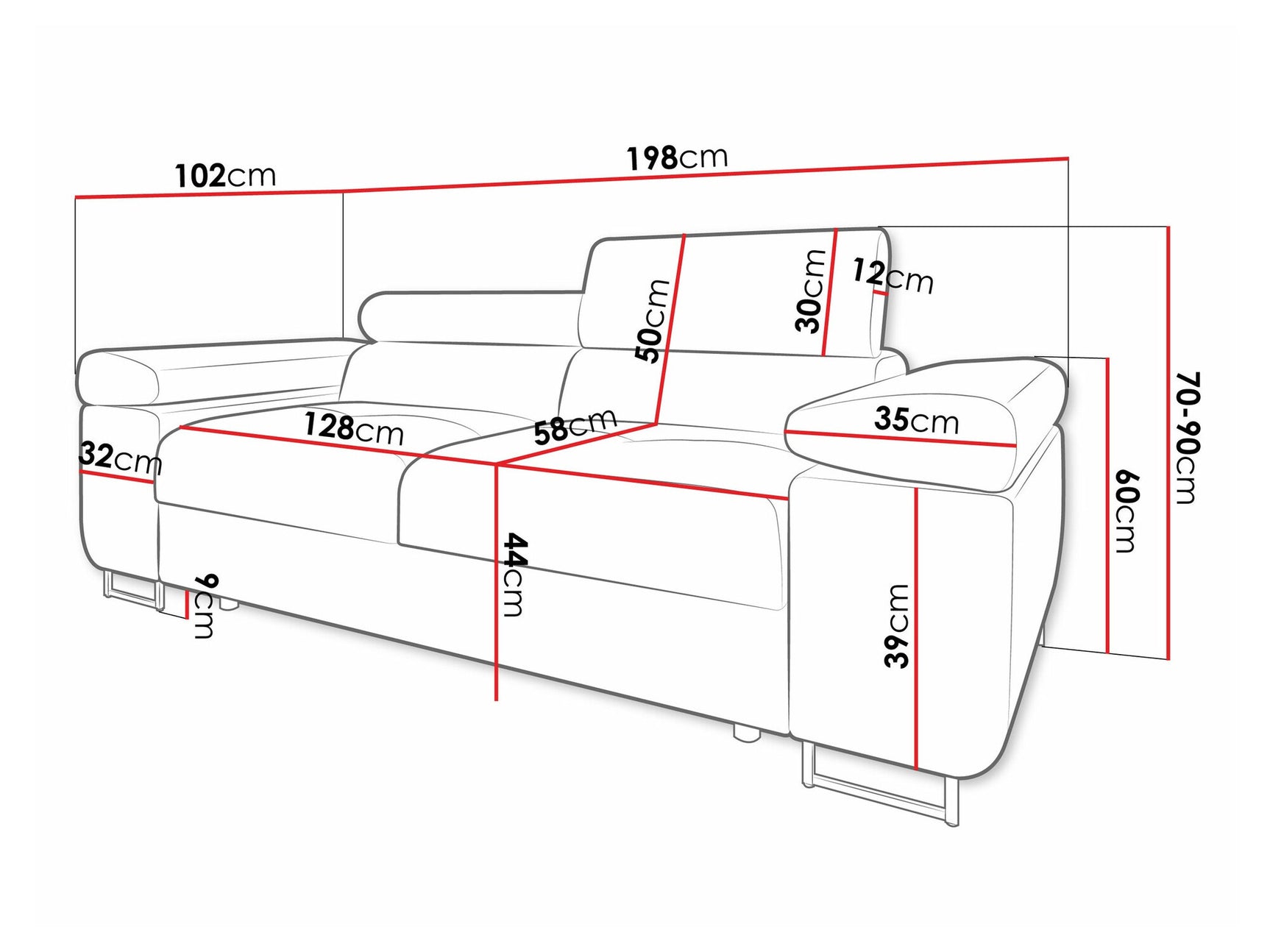 Sofa Comfivo Eliferu 105