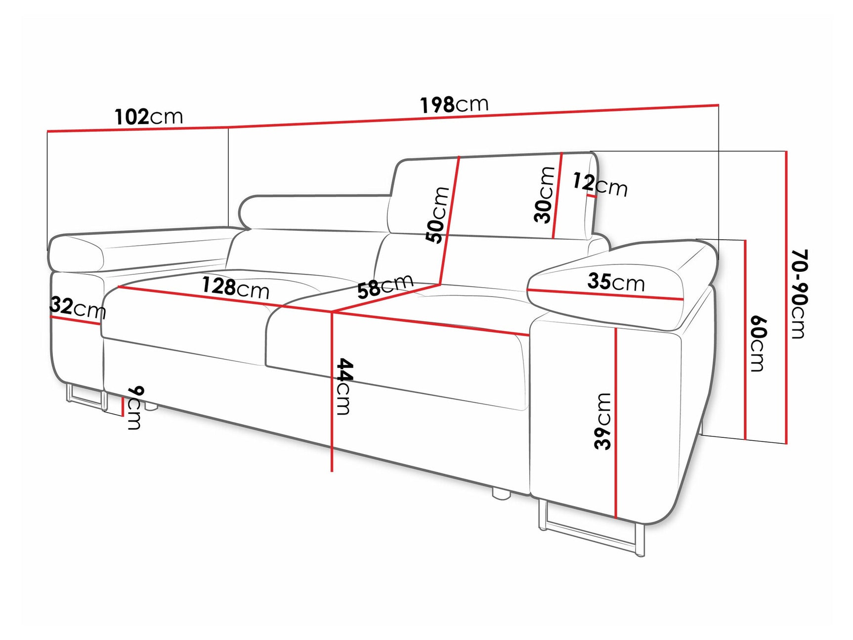 Sofa Comfivo Eliferu 105