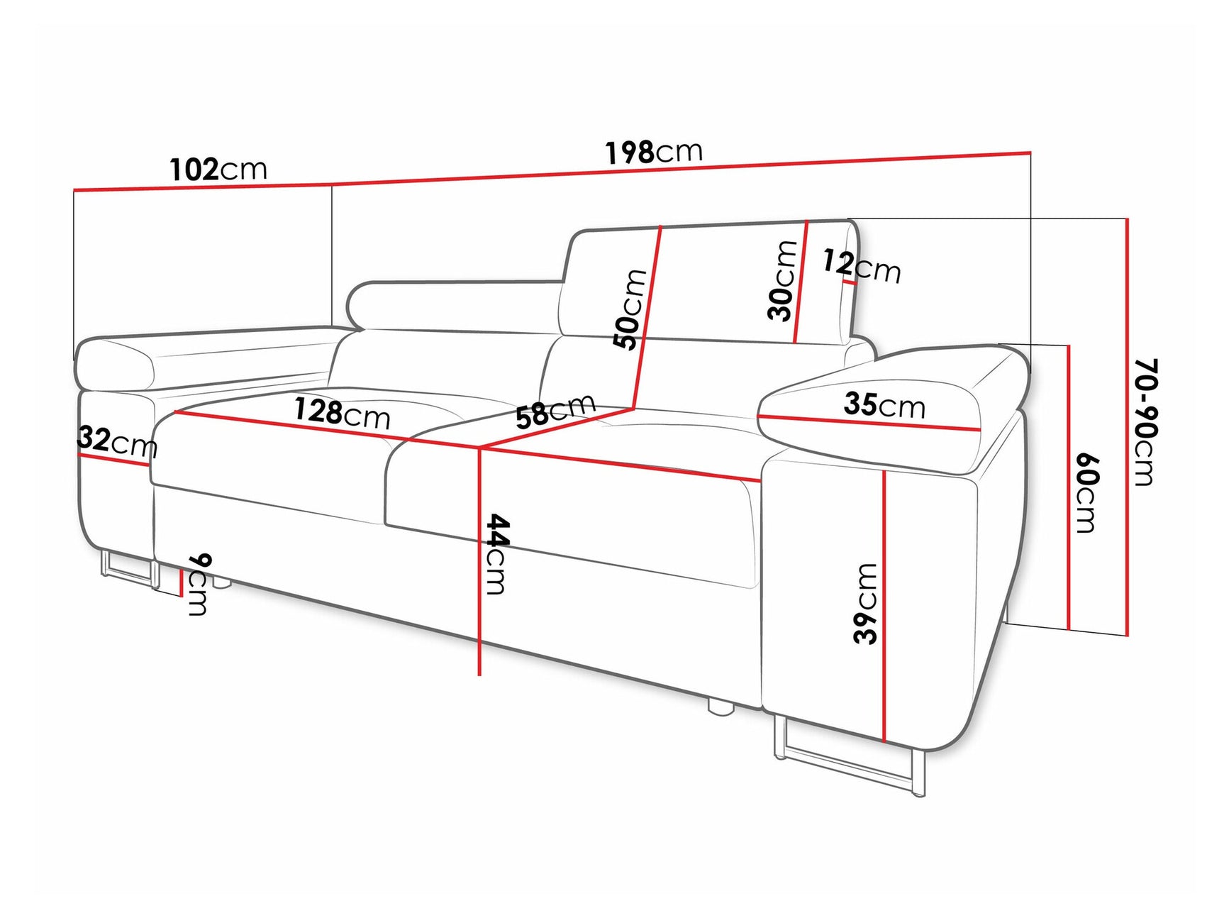 Sofa Comfivo Eliferu 105