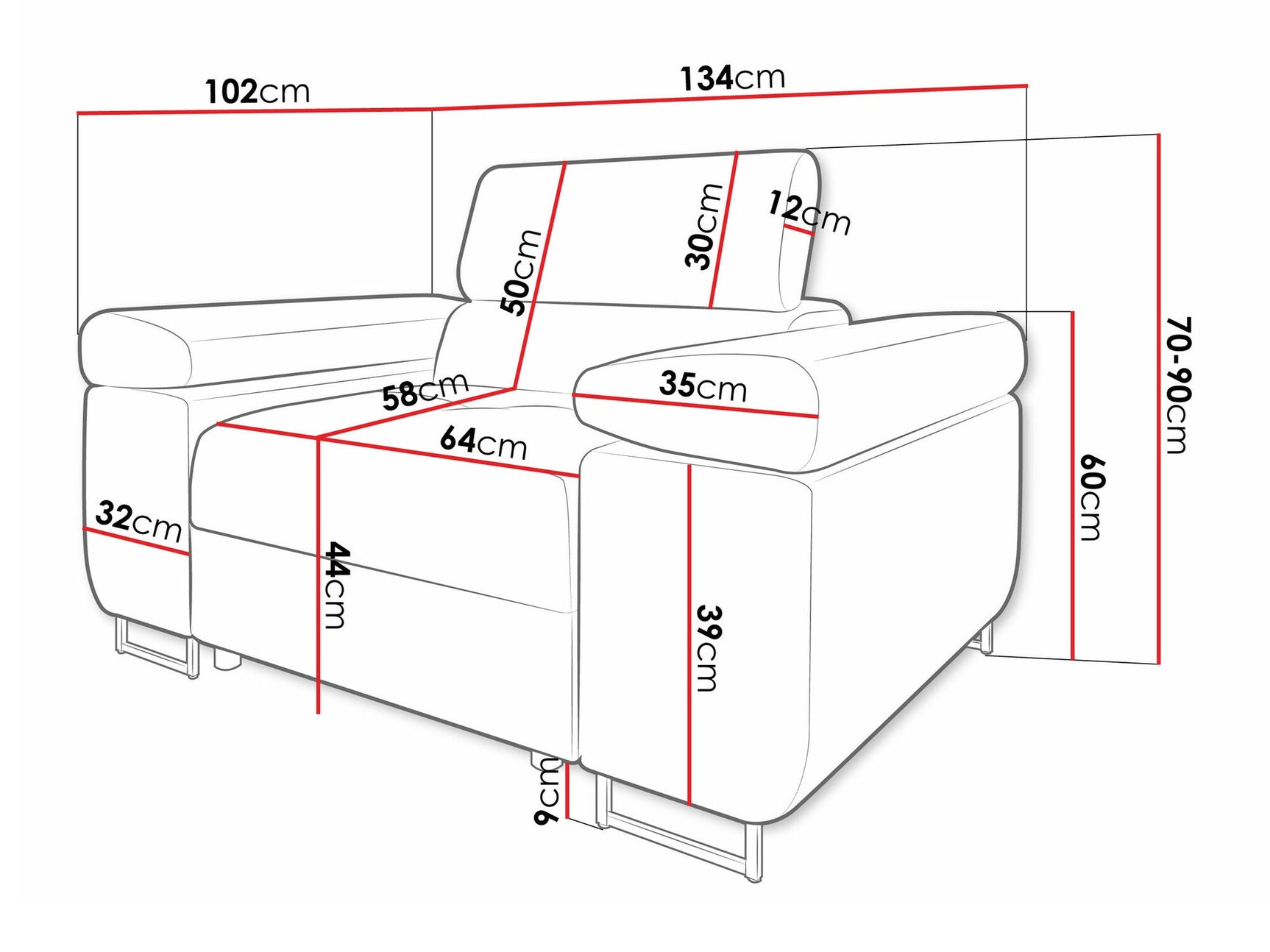 Lænestol Comfivo S106