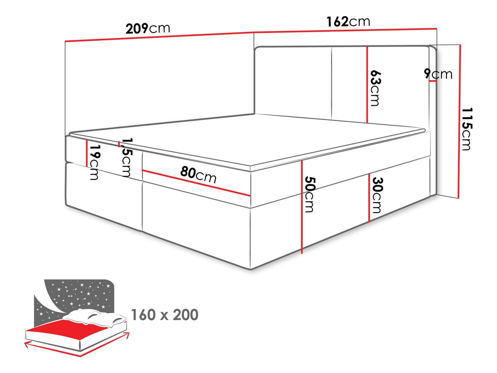 Kontinentalseng Zanesville 100