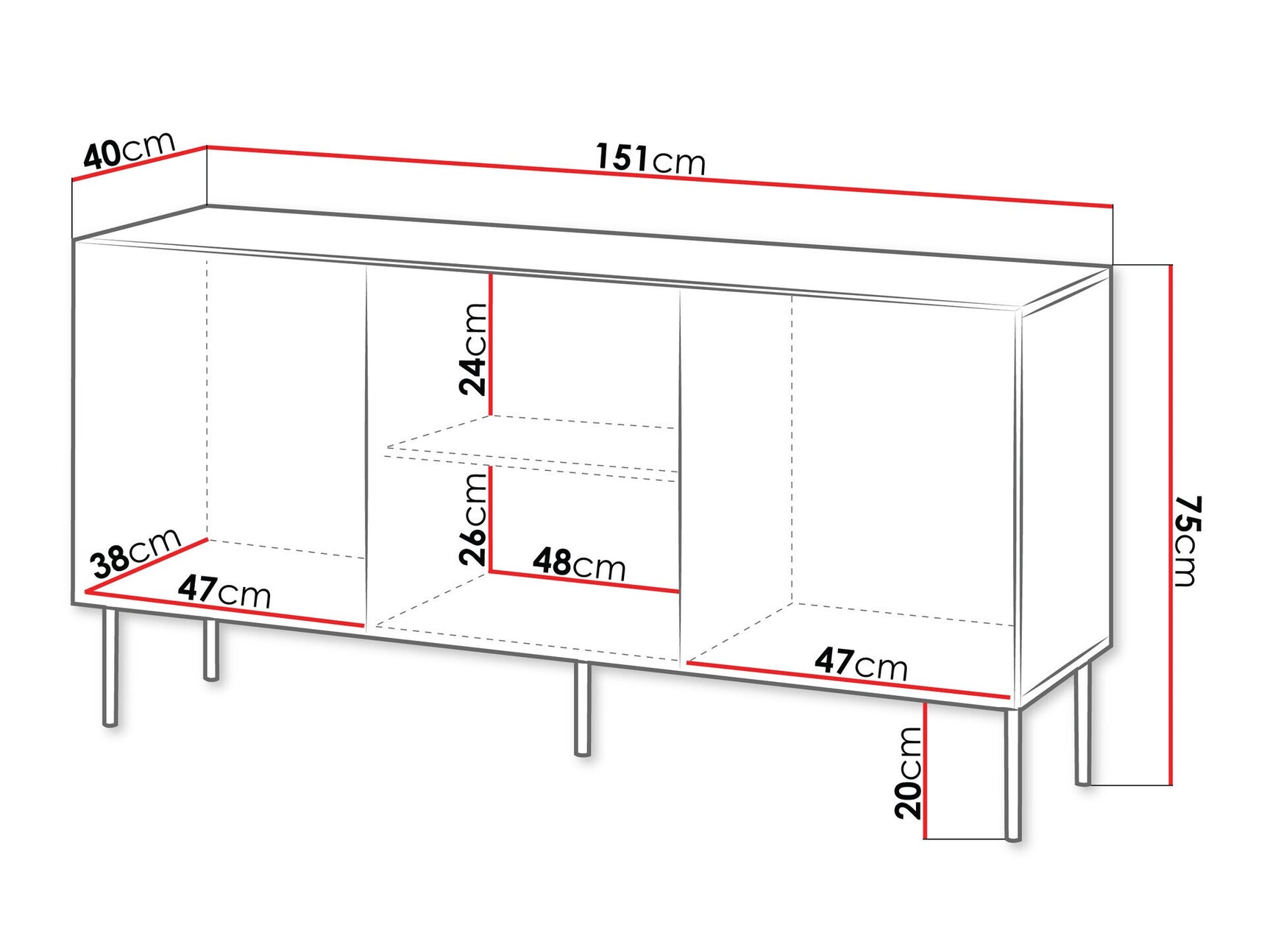 Sideboard Charlotte Z100
