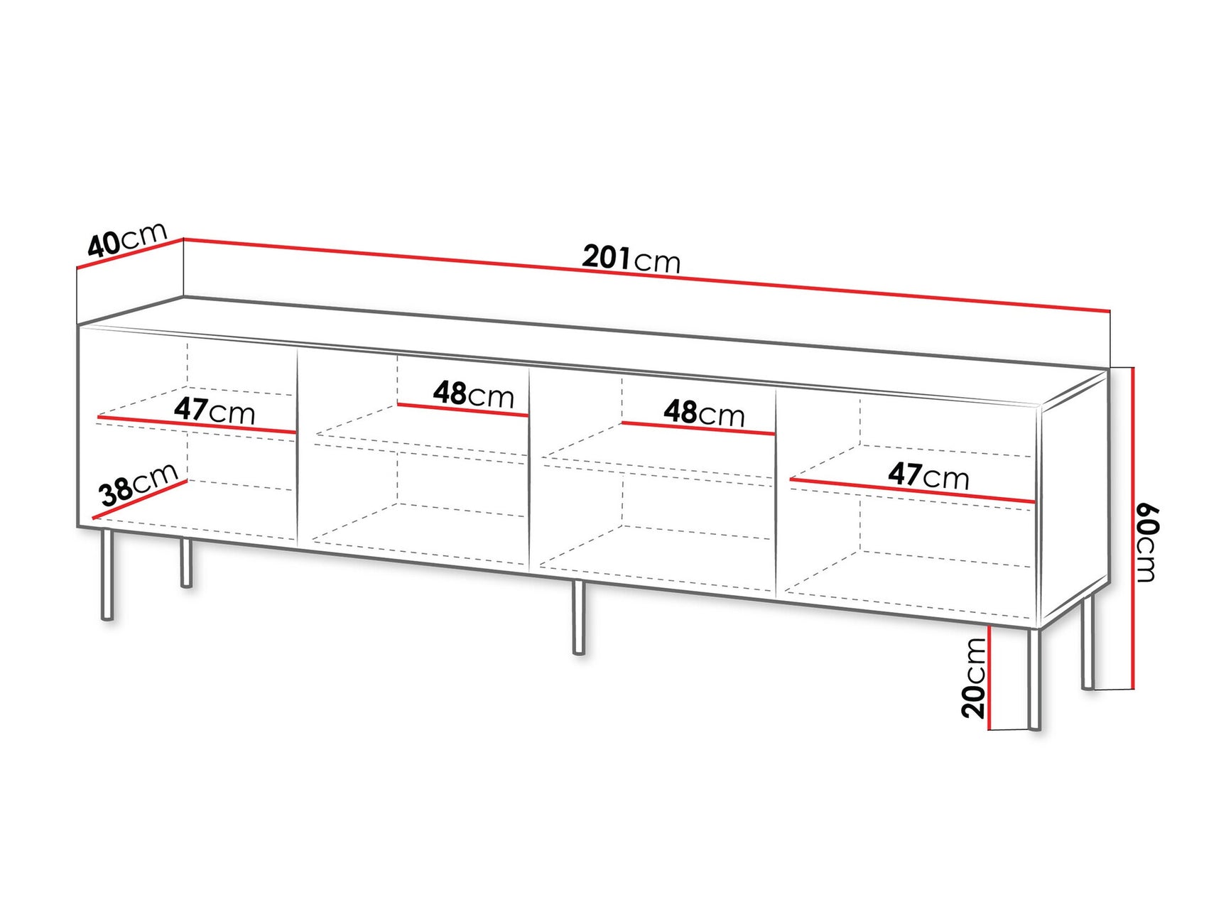 TV stand Charlotte Z103