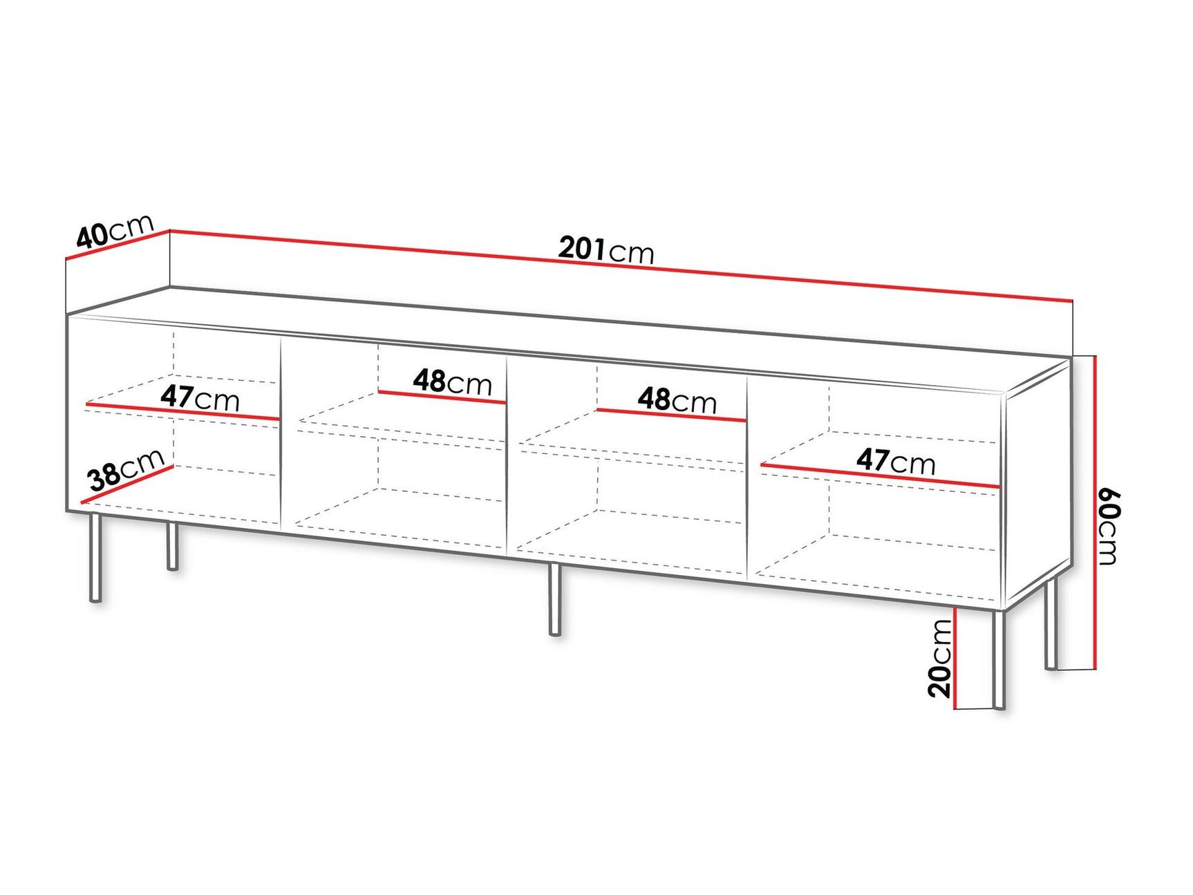 TV stand Charlotte Z103