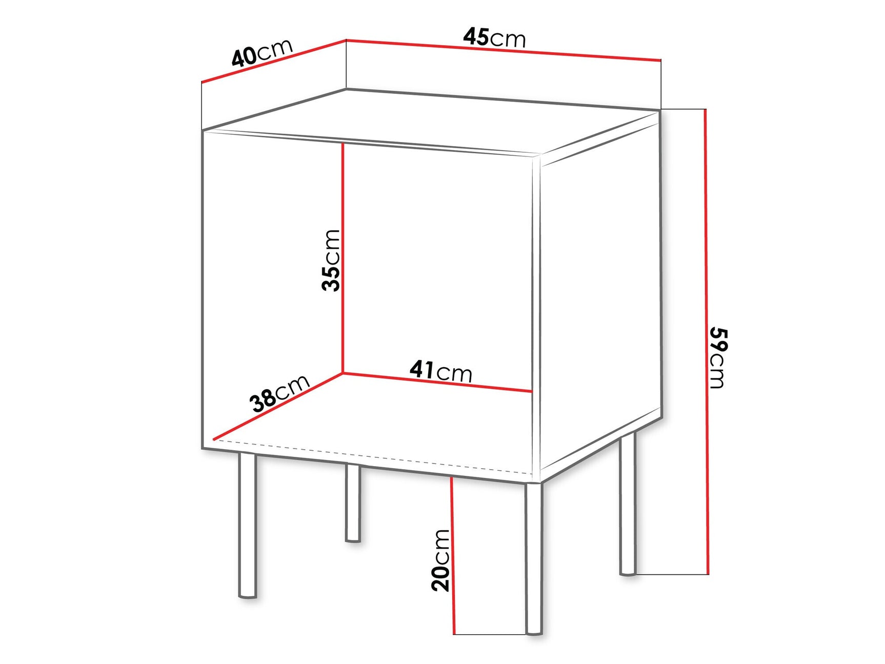 Set of bedside tables Charlotte Z104