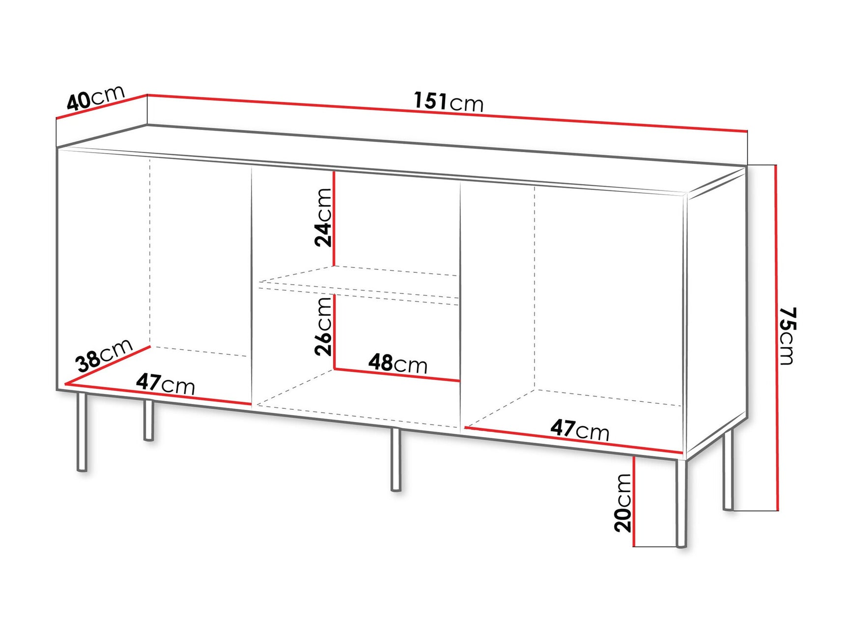 Sideboard Charlotte AA100