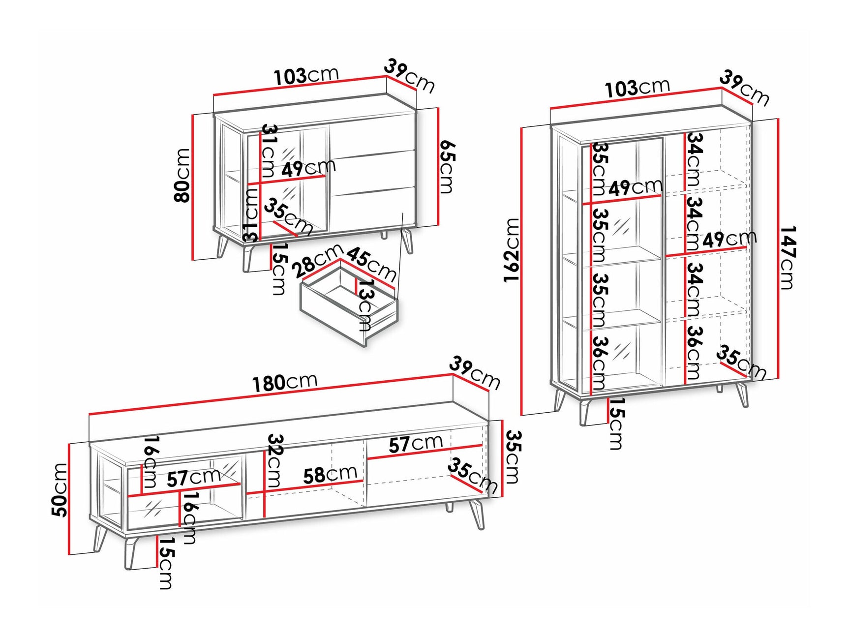 Living room set Lima AF104