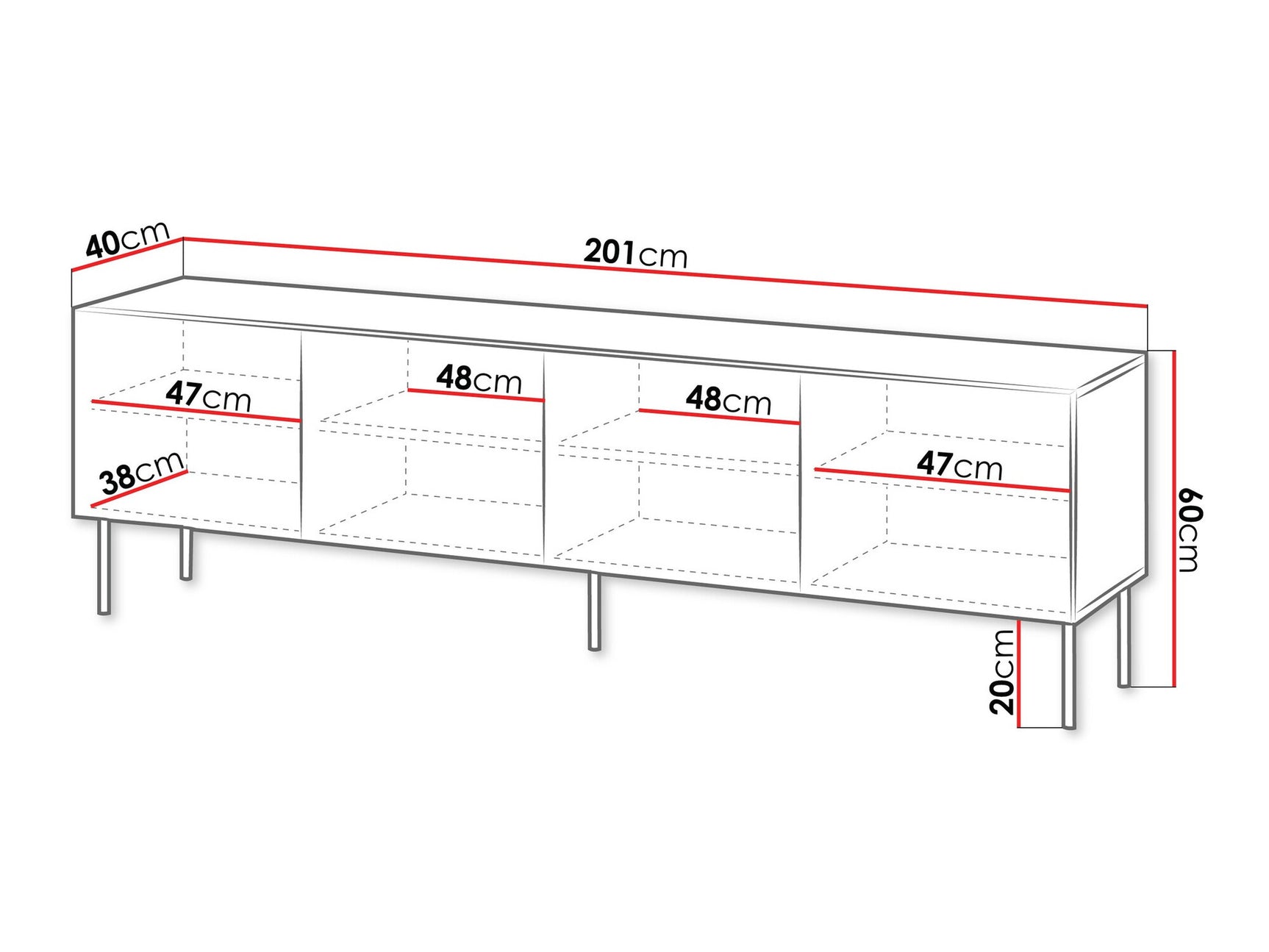 TV stand Charlotte AA103