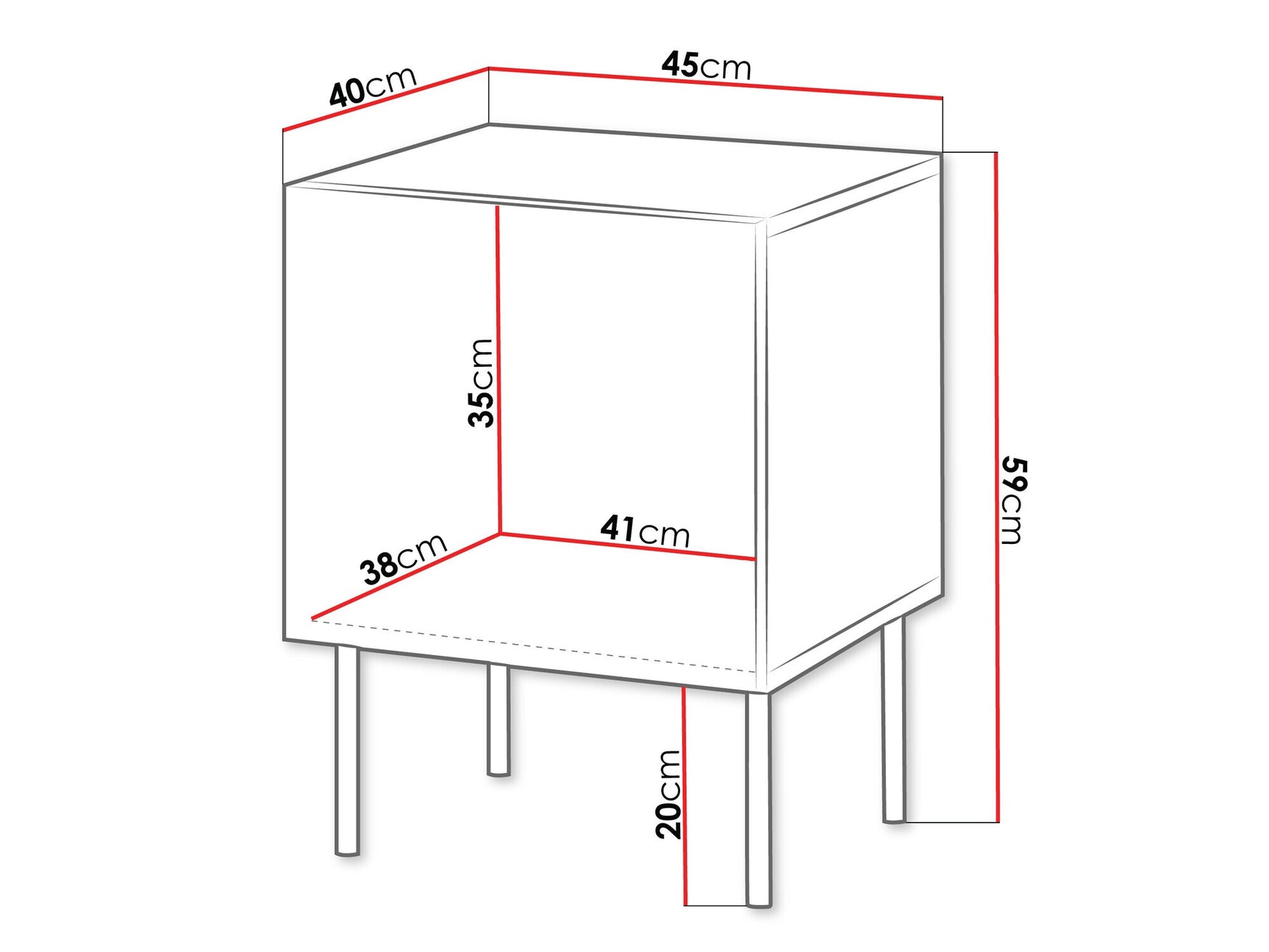 Set of bedside tables Charlotte AA104