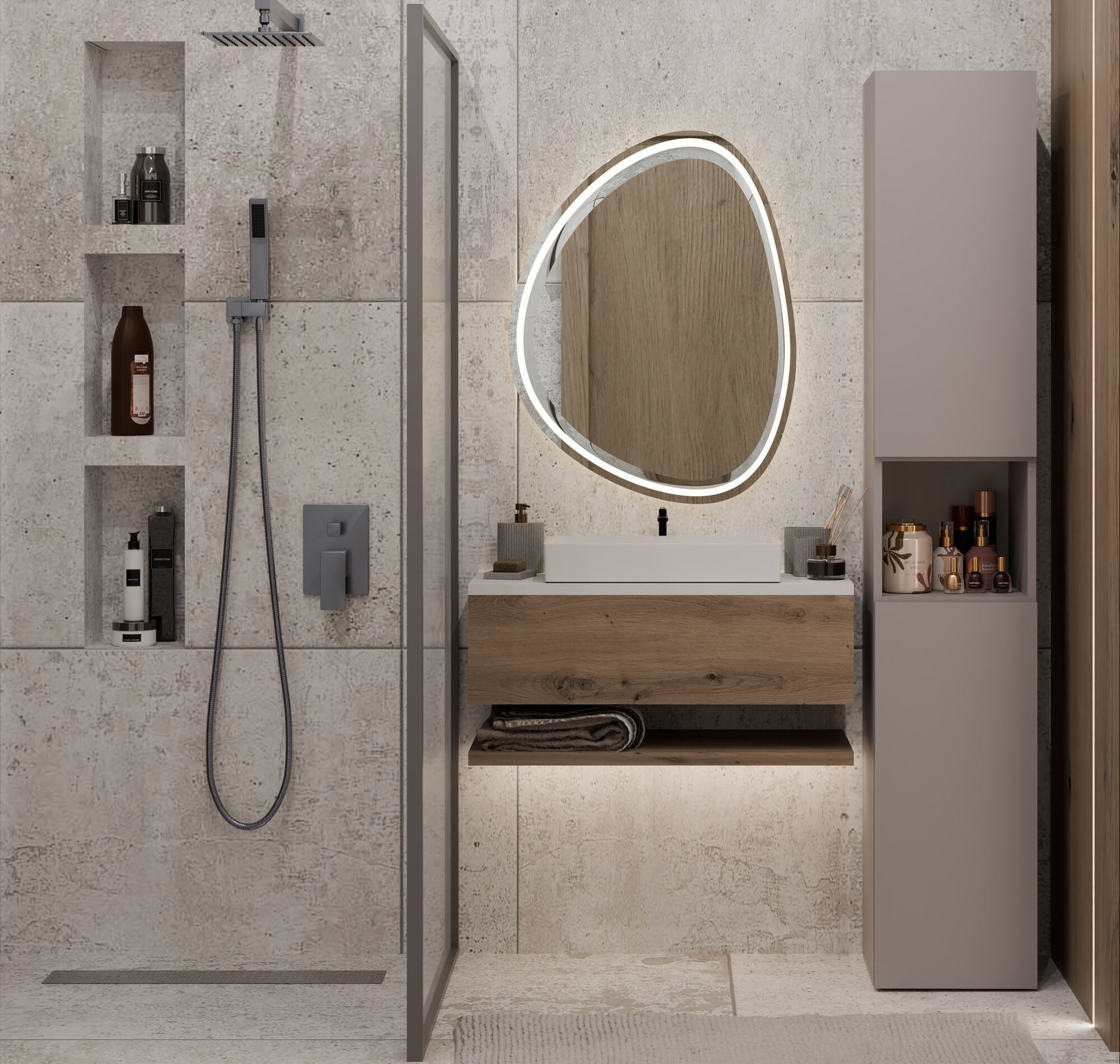 Stående badeværelsesskab Nolmaru 106