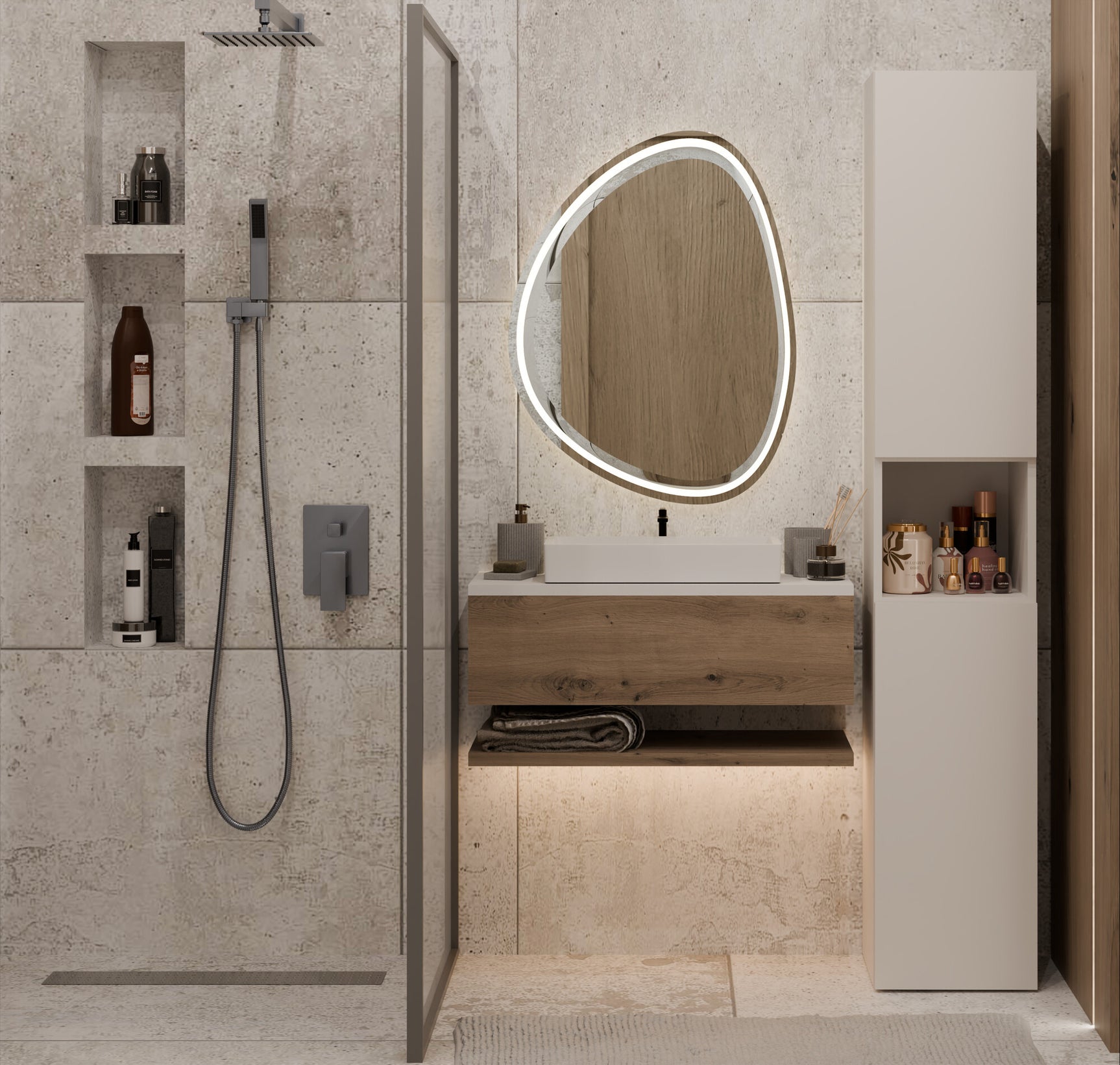 Stående badeværelsesskab Nolmaru 106