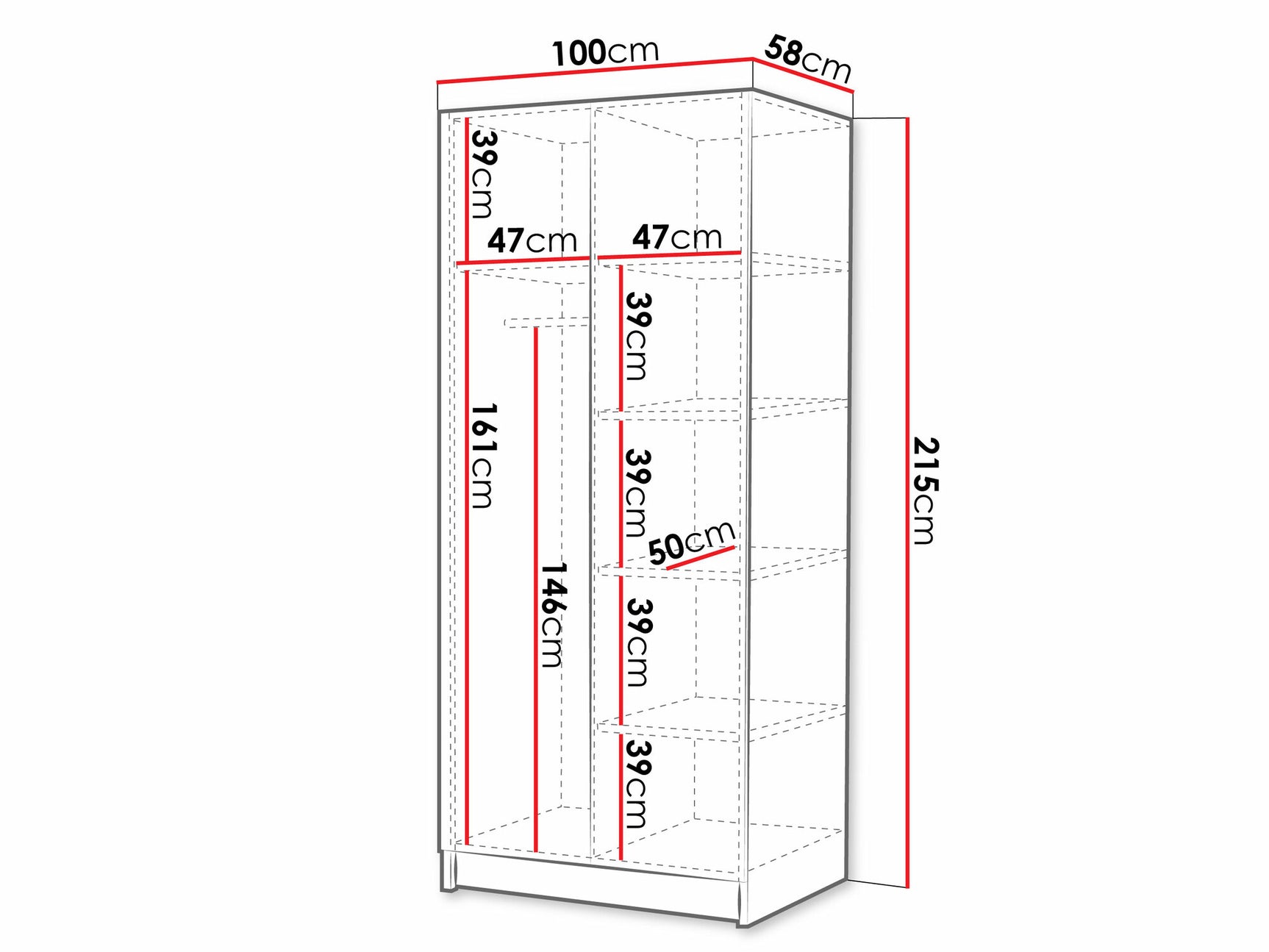 Garderobe Closico 195