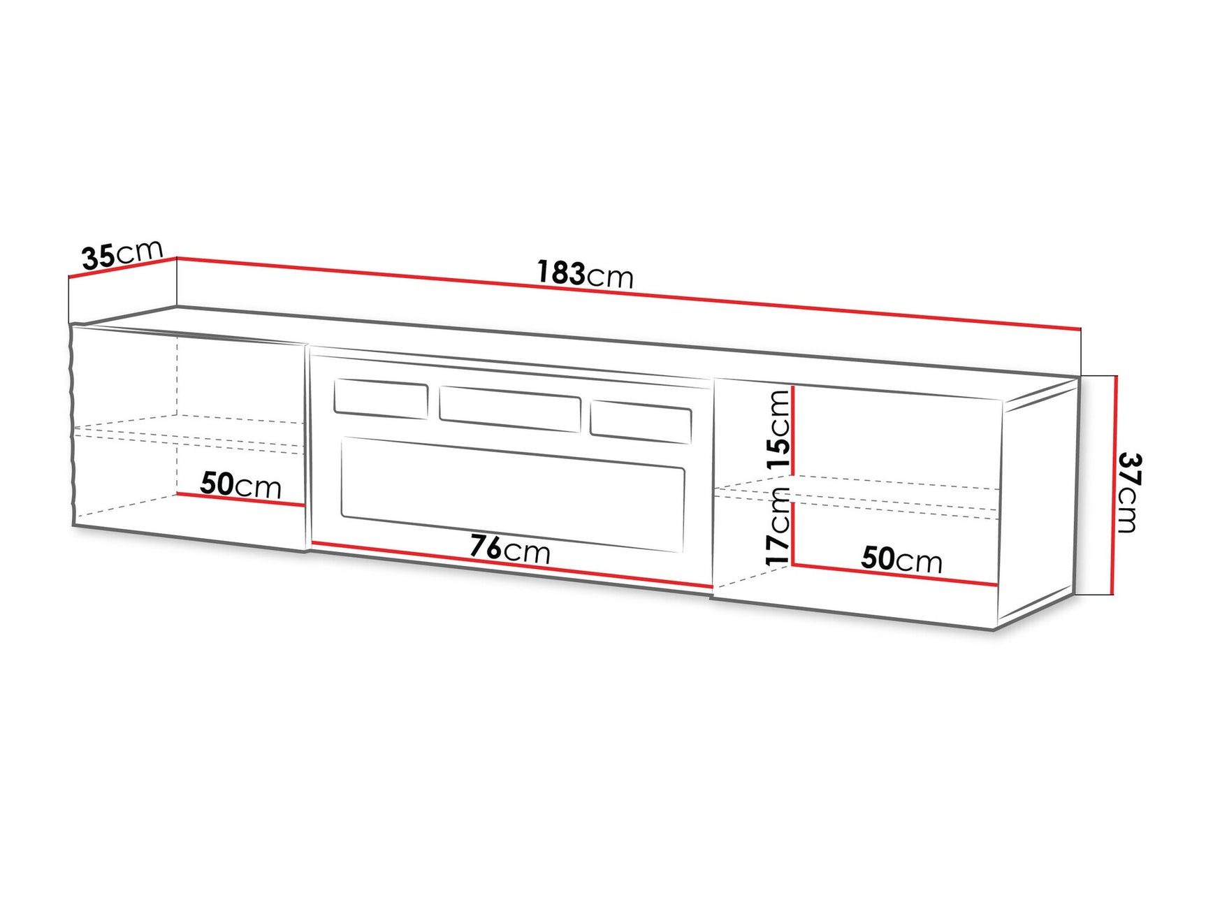 TV-bord Charlotte 206