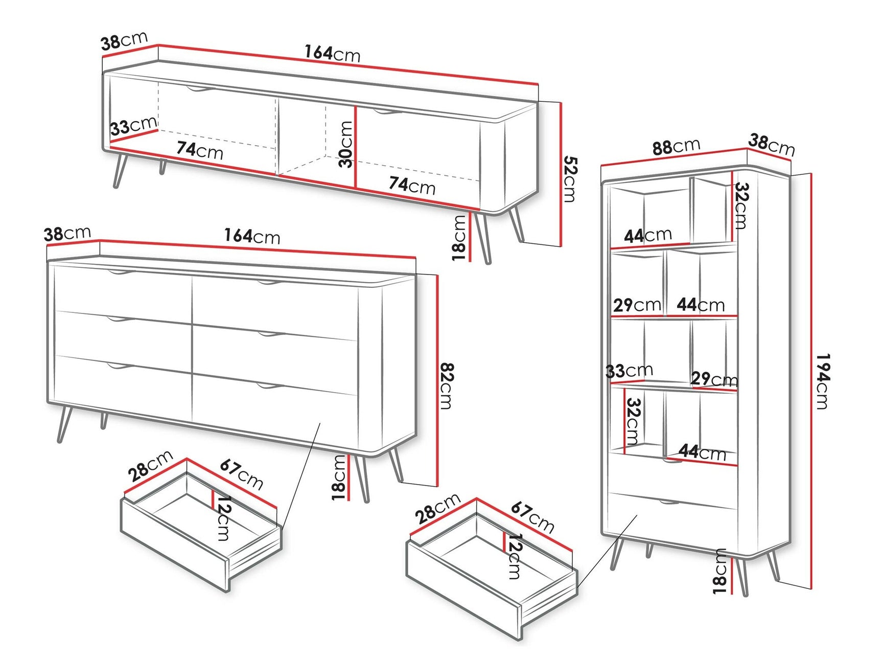 Living room set Kingston AC109