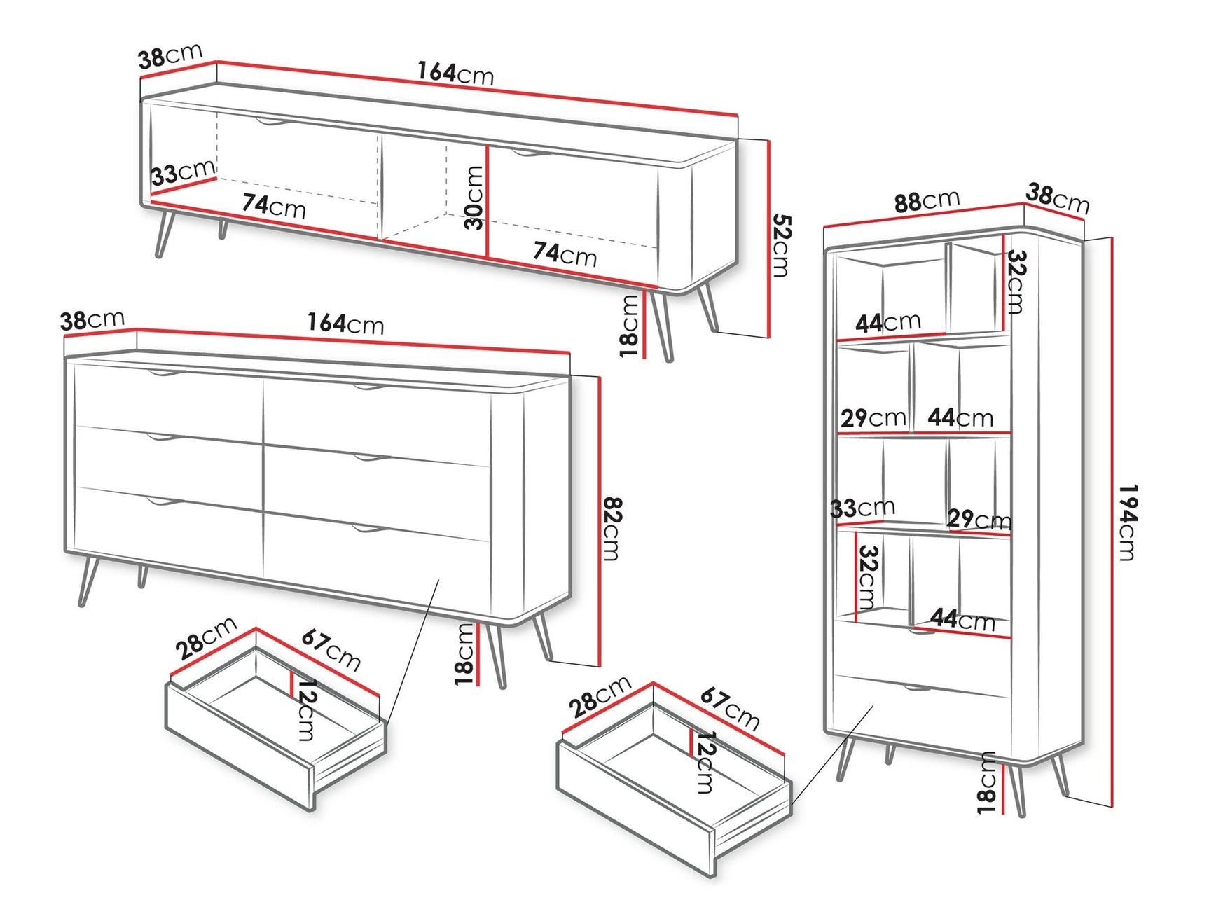 Living room set Kingston AC109