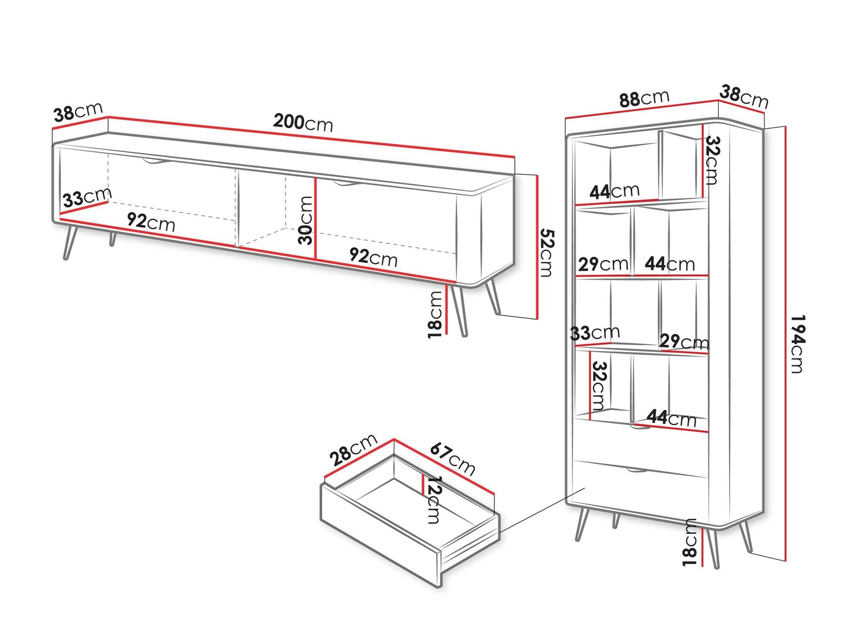 Living room set Kingston AC107