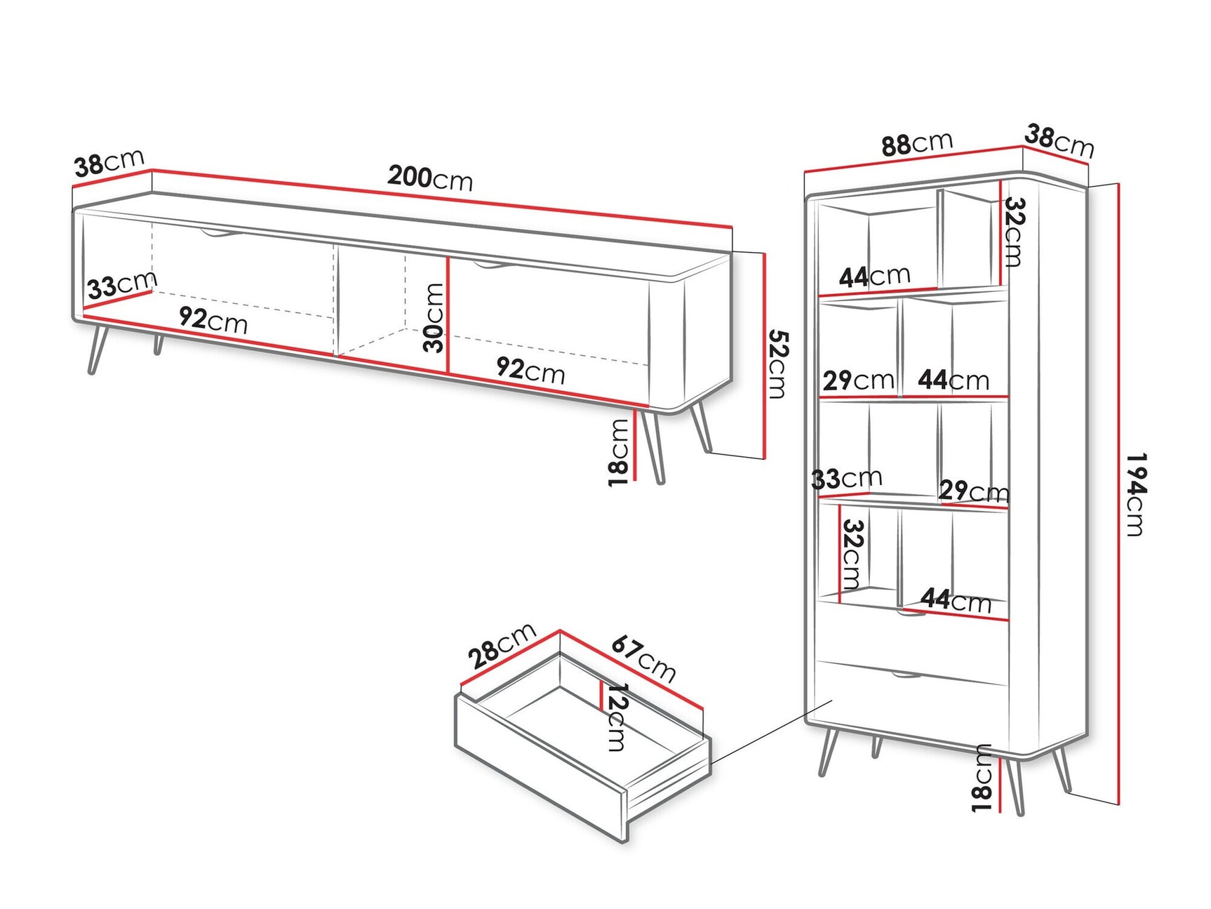 Living room set Kingston AC107
