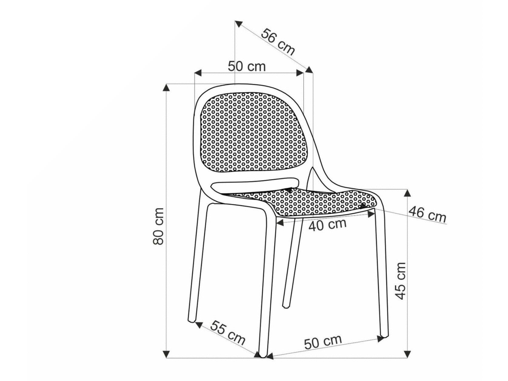 Udendørs stol Houston 1672