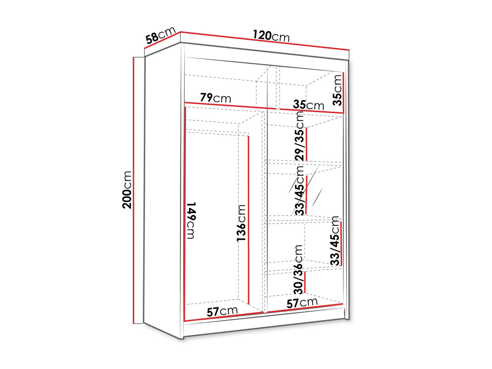 Garderobe Closico 188