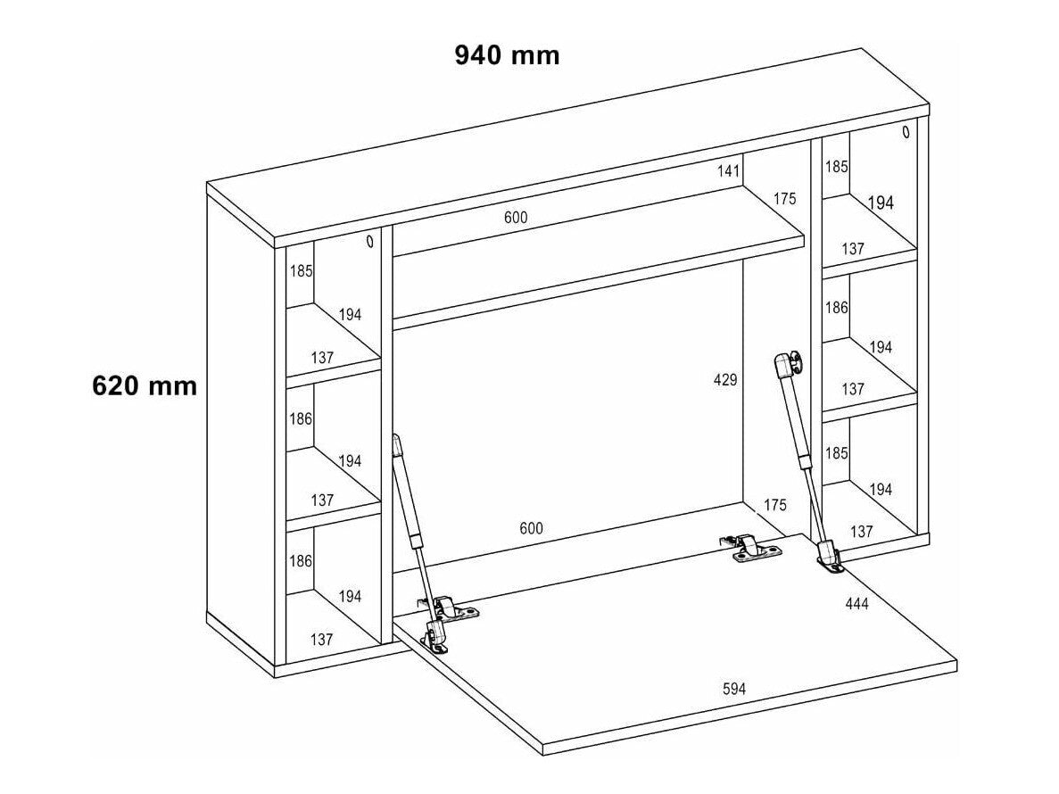 Skrivebord Buffalo 129