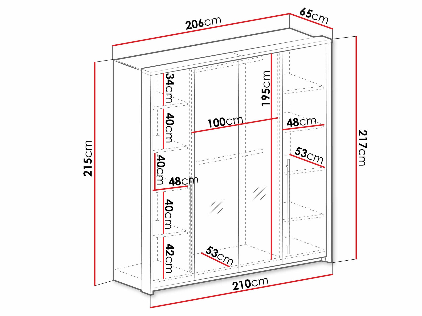 Garderobeskab Honolulu 237