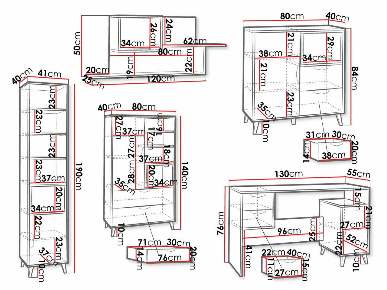 Furniture set Toledo G118