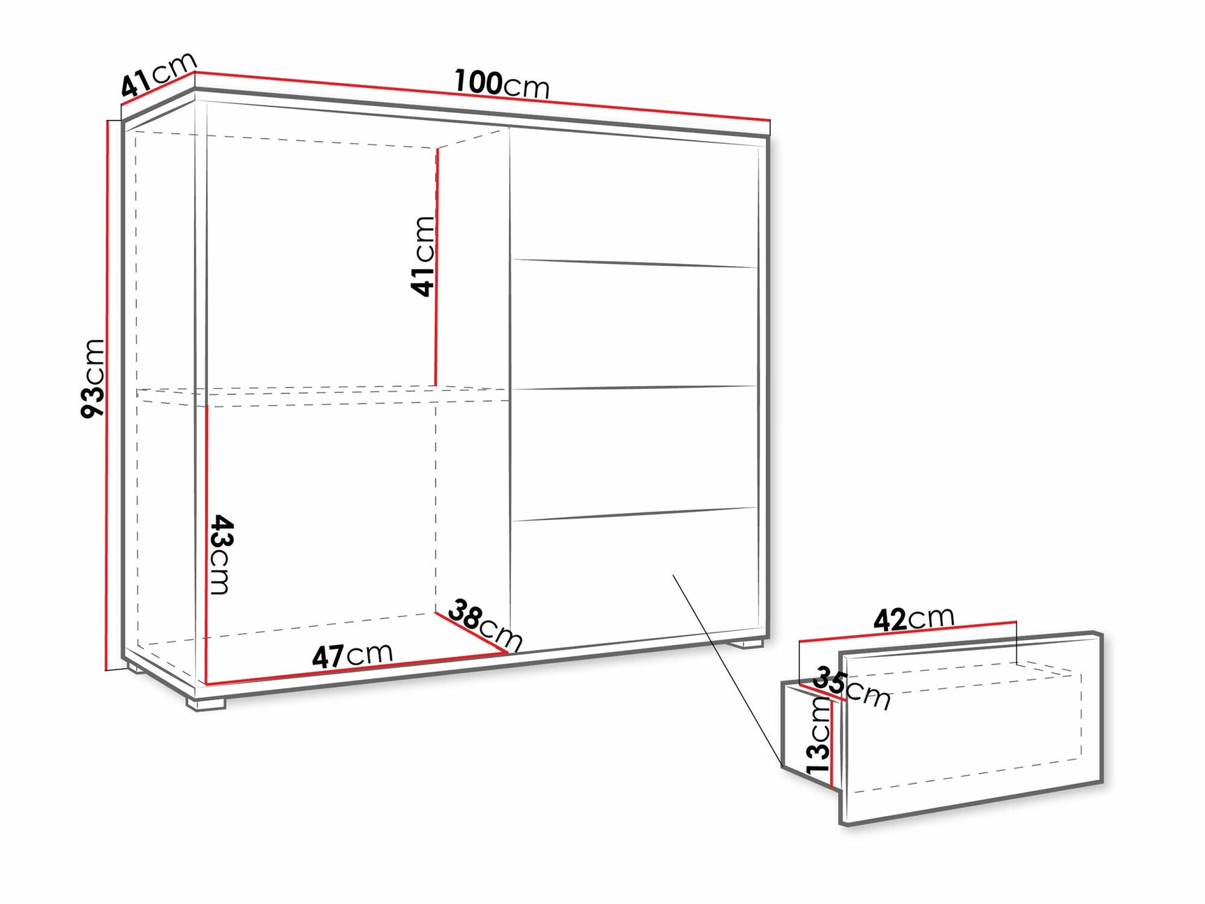 Chest of drawers Comfivo A111