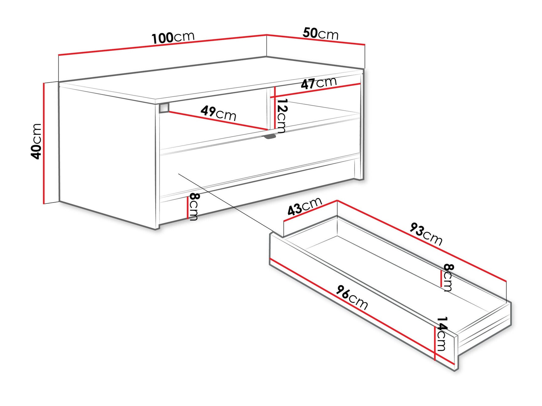 Sofabord Comfivo Larmire 105