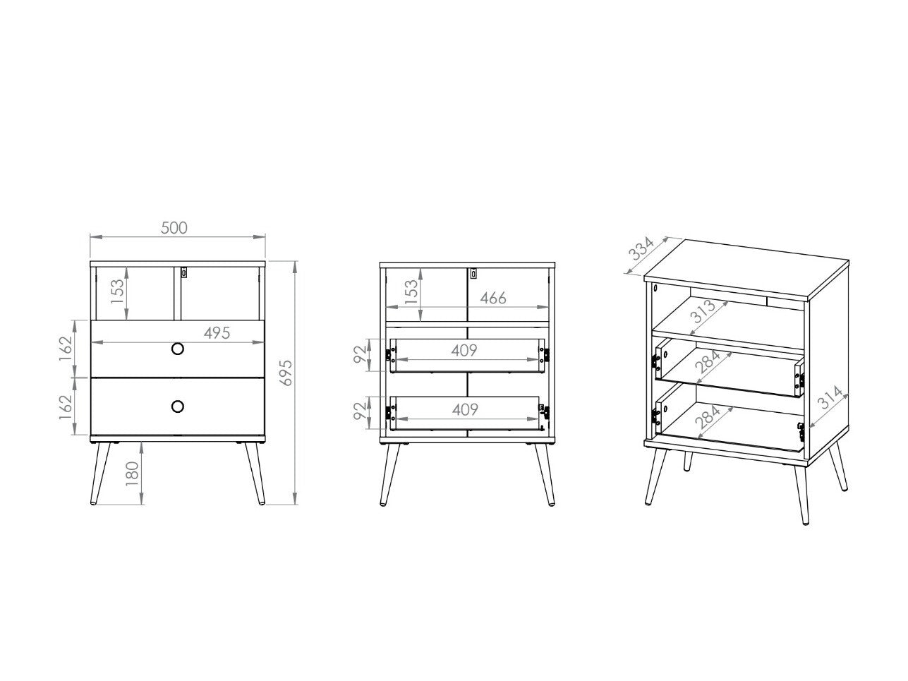 Sengebord Flonovu 111