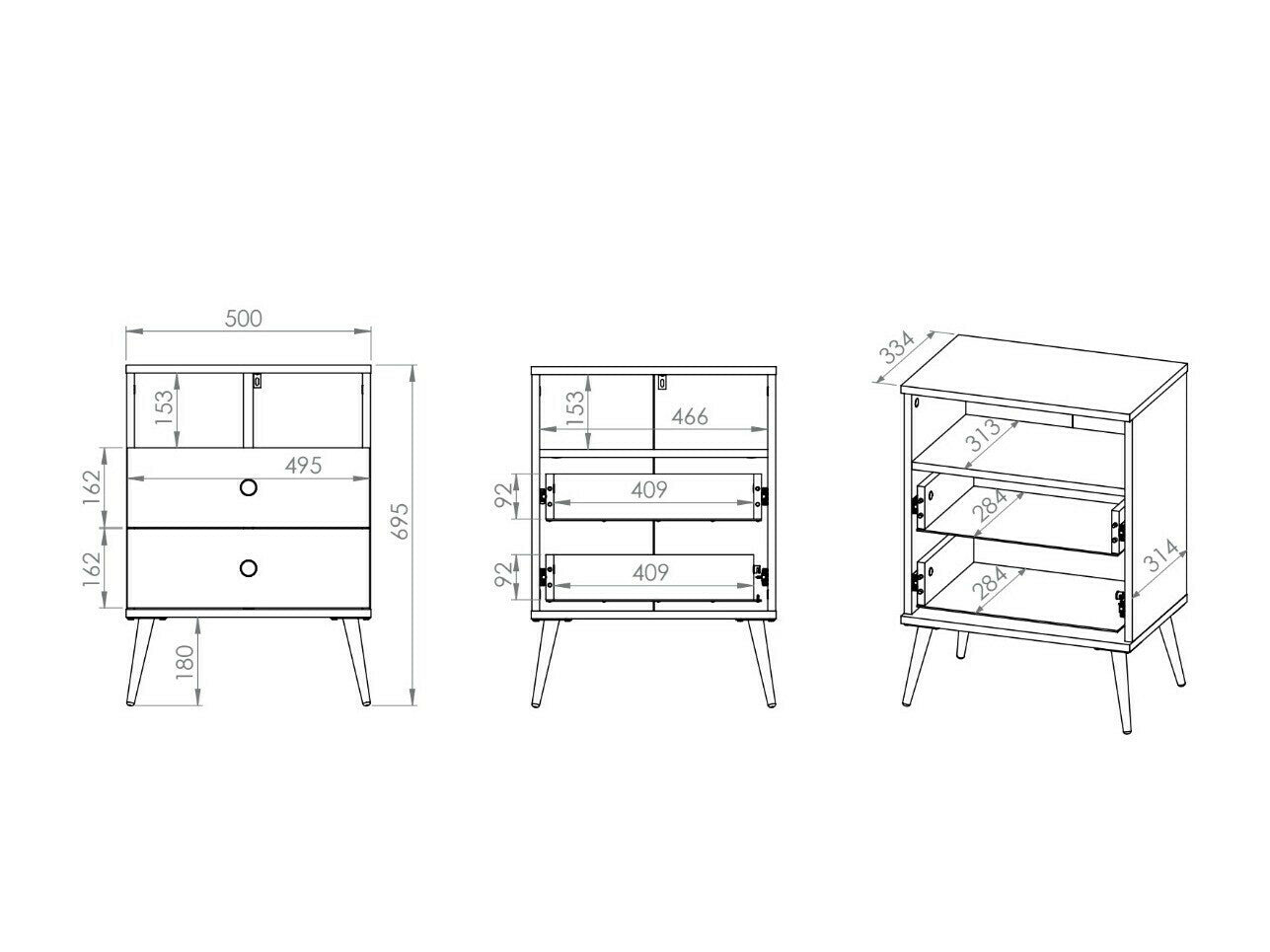 Sengebord Flonovu 111