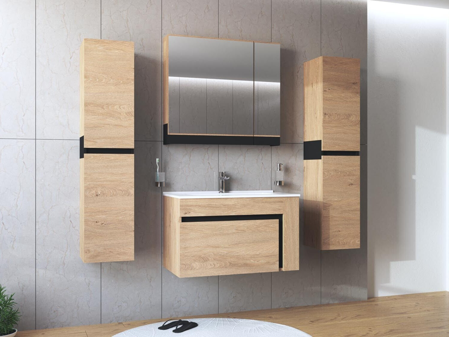 Badeværelses-sæt Fenetra 105