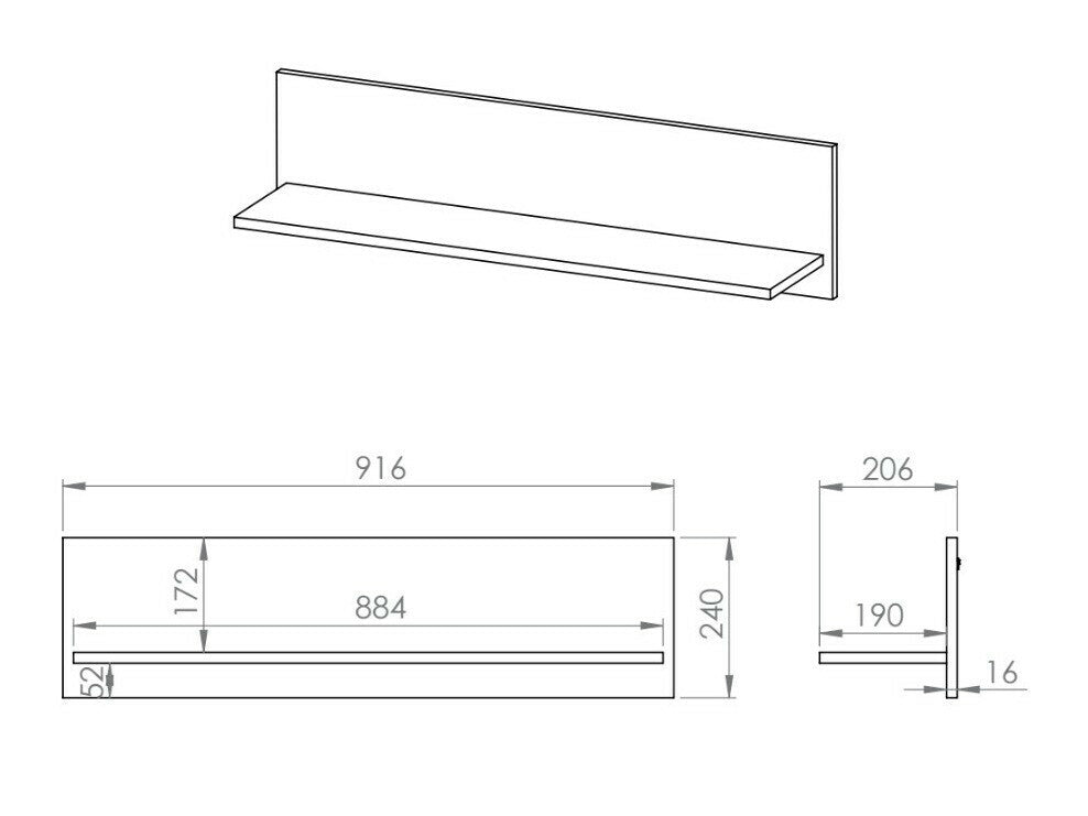 Vægreol Tortiva 109