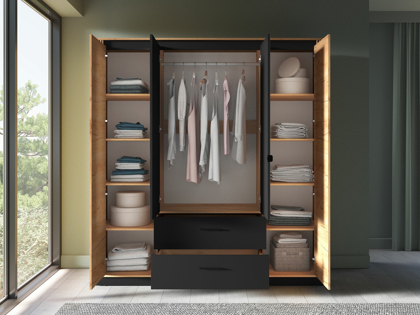 Garderobeskab Livluo 100