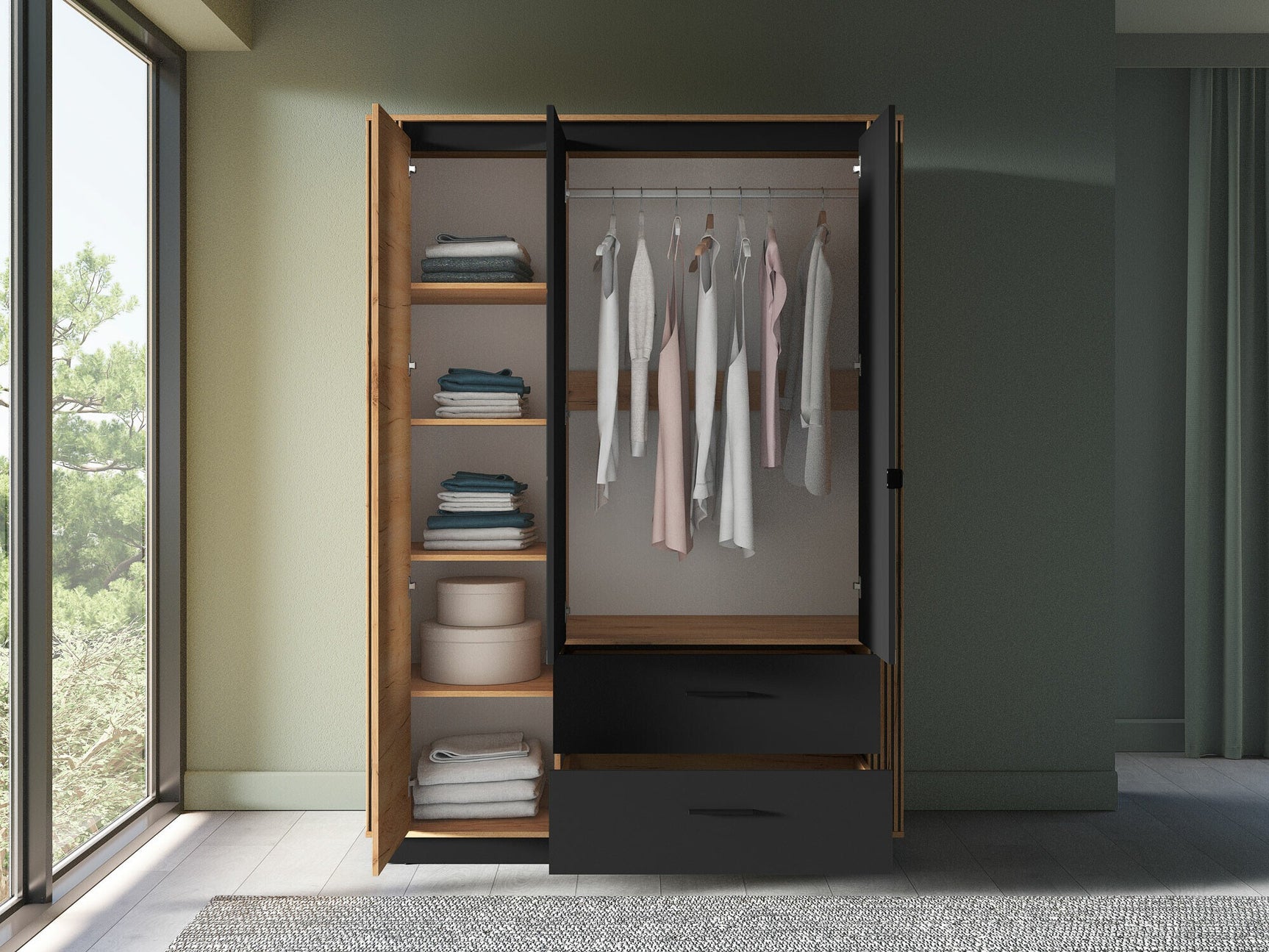 Garderobeskab Livluo 101