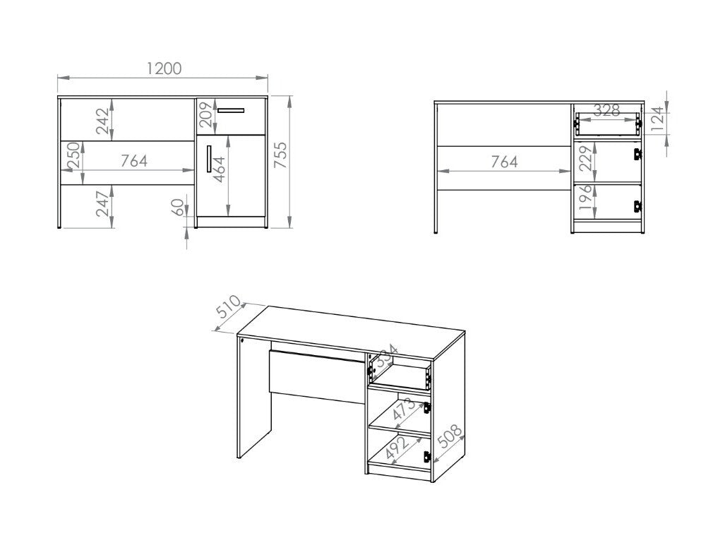Skrivebord Nucavu 106