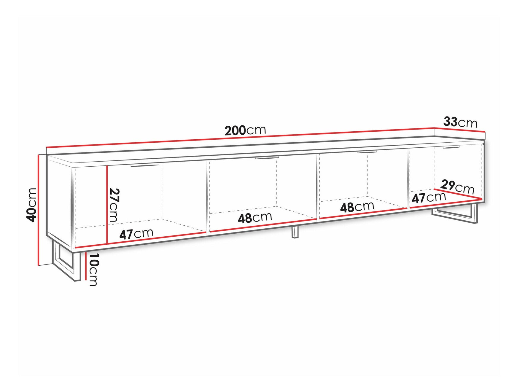 TV stand Sarasota A103
