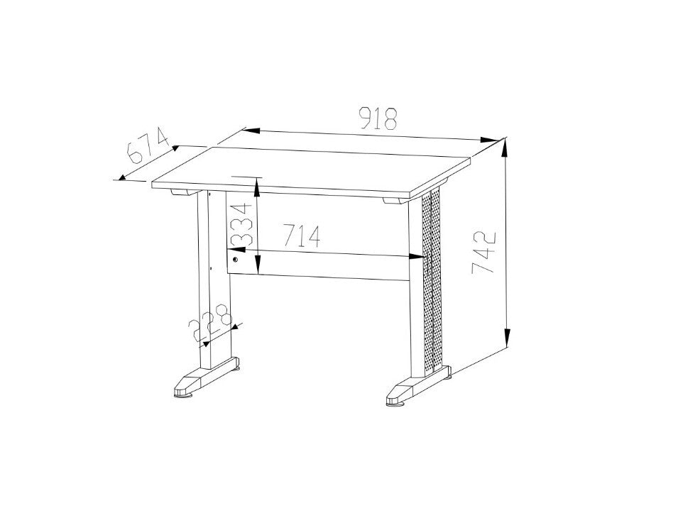 Skrivebord Tolbelo 110
