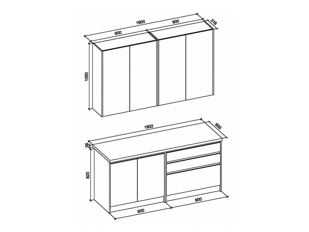 Køkkensæt Houston 1869