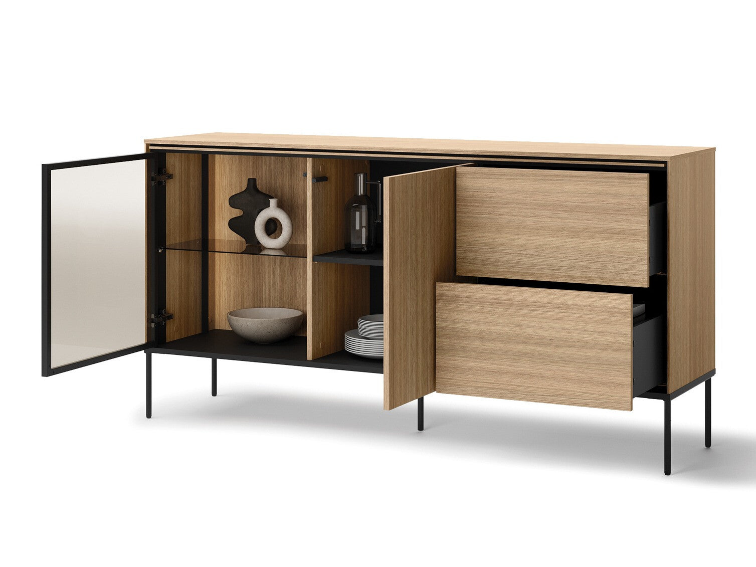 Vitrineskab Fresno BA104