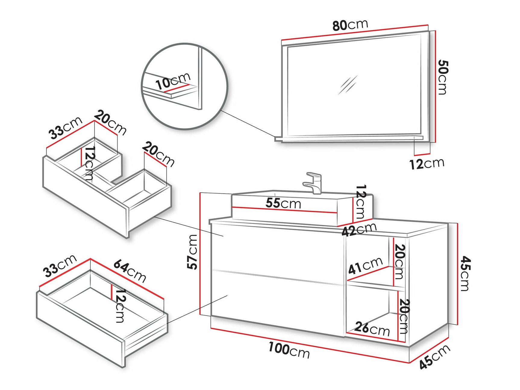 Badeværelses-sæt Providence P111