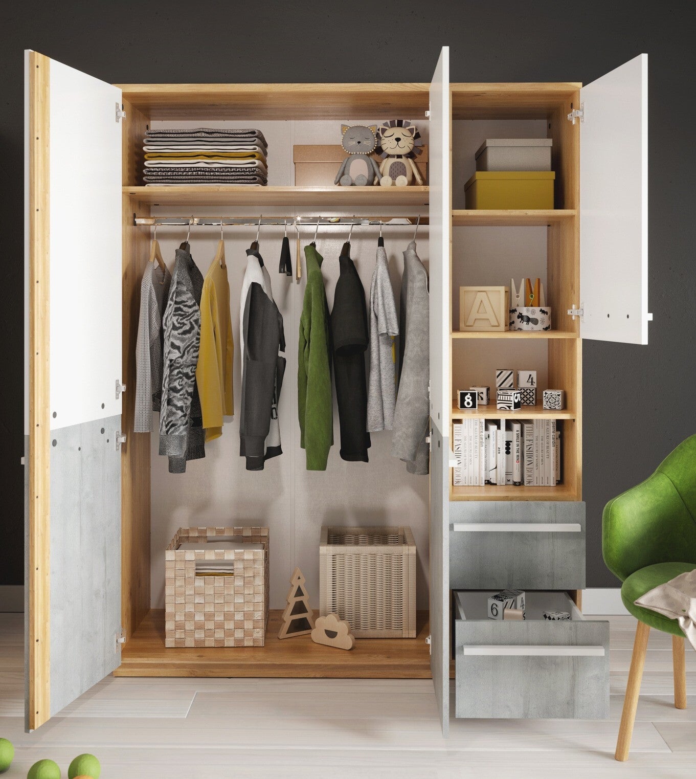 Garderobe Fresno P100