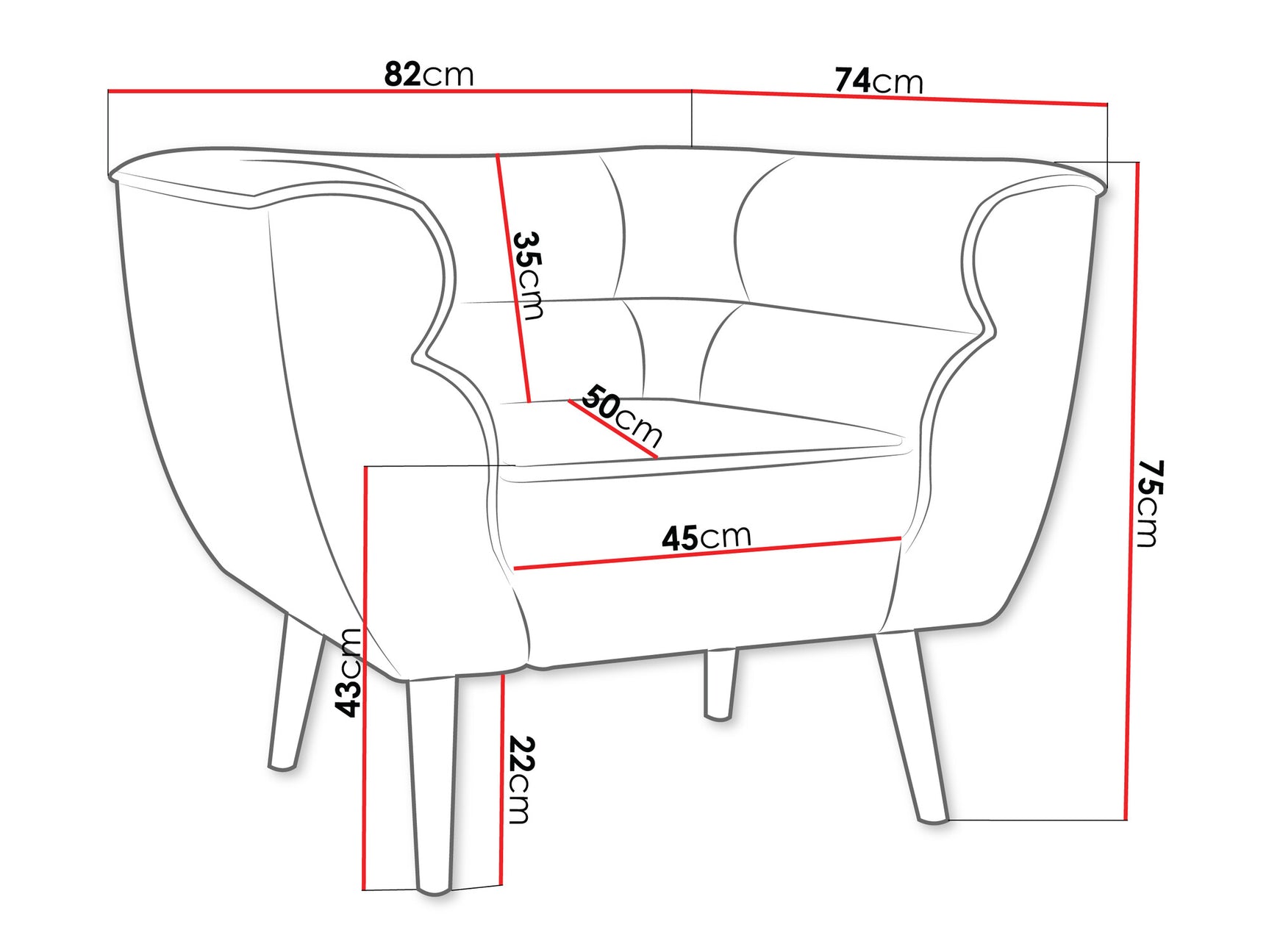 Lænestol Glenview 102