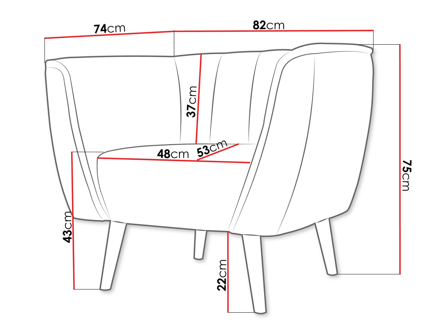 Lænestol Glenview 105