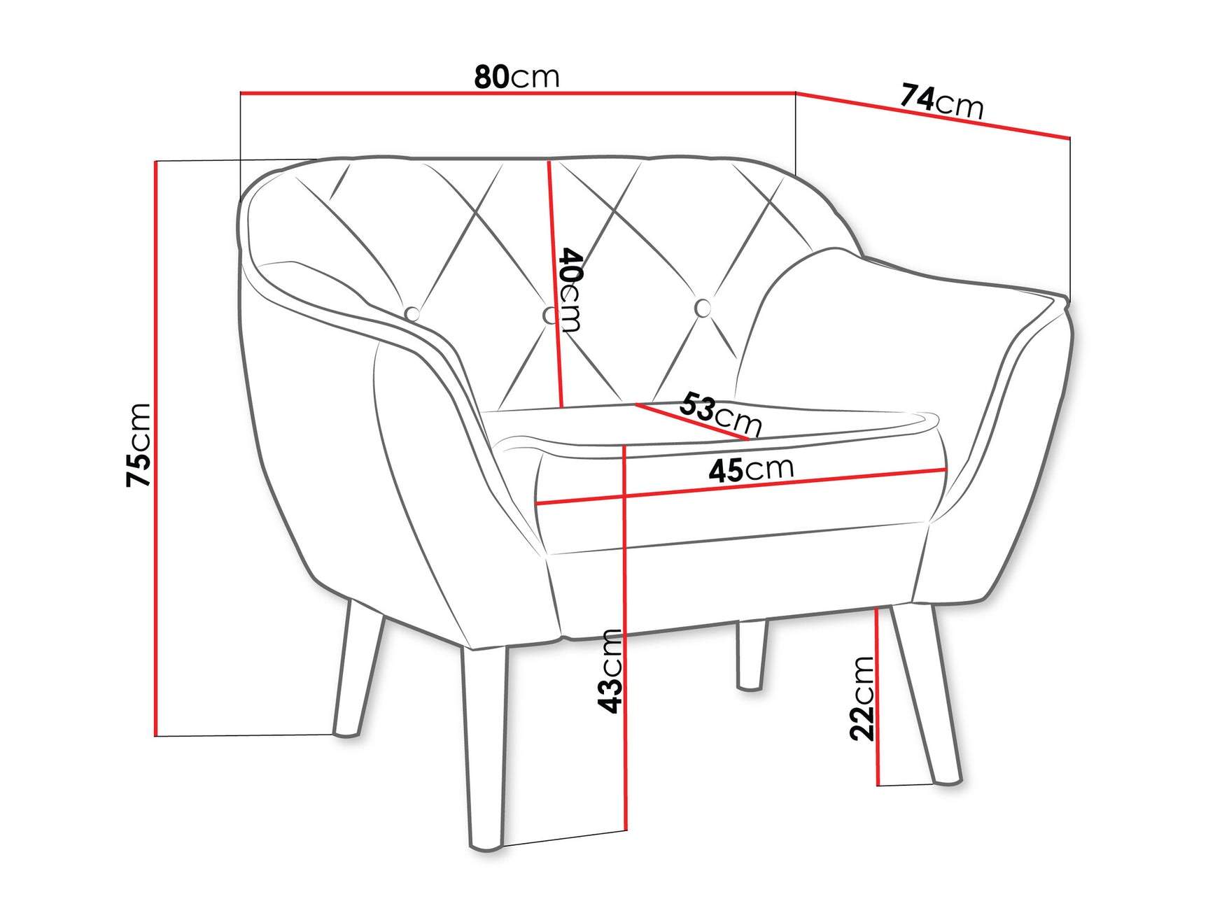 Lænestol Glenview 108