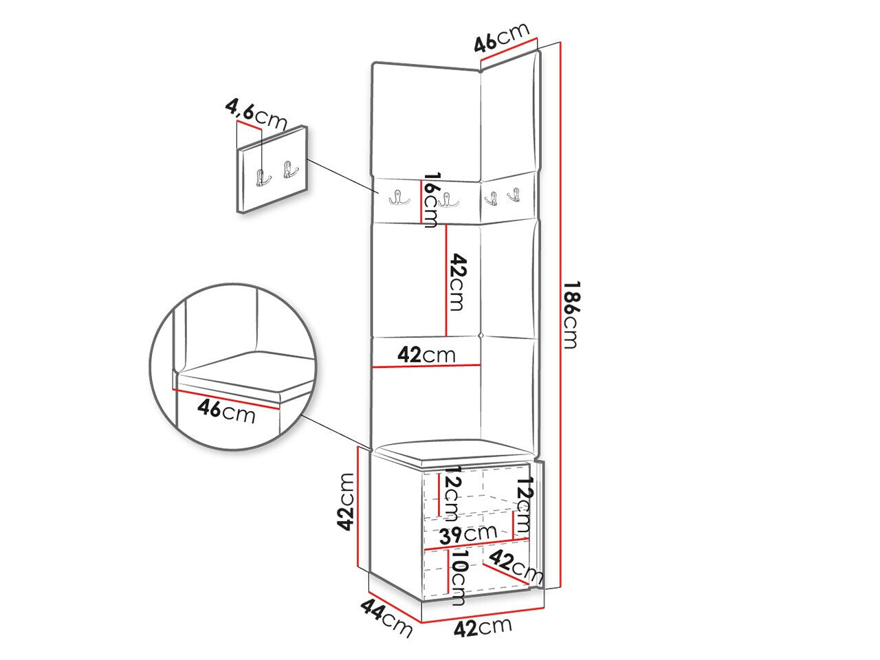 Hallway set Hartford 347