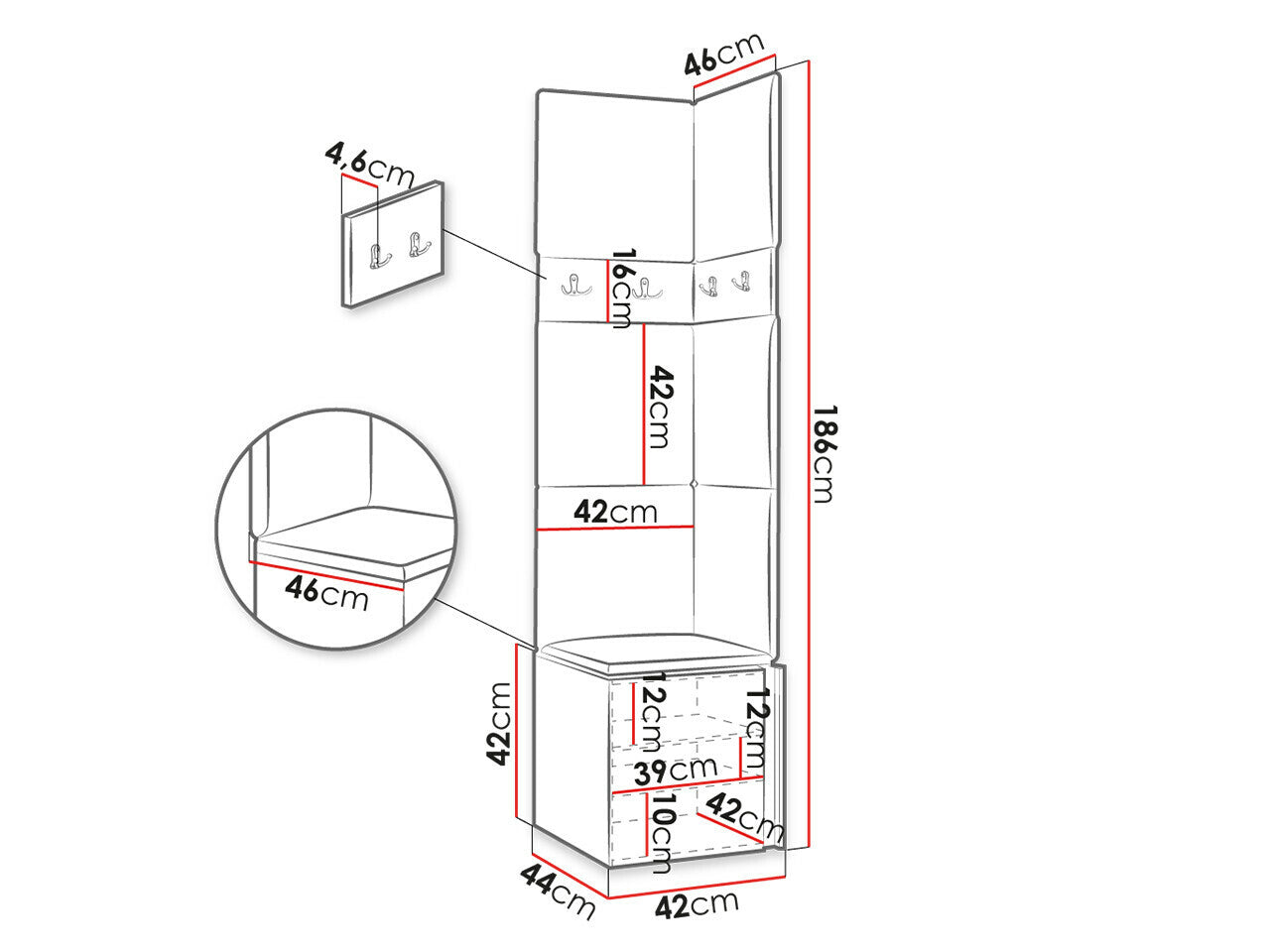 Hallway set Hartford 347