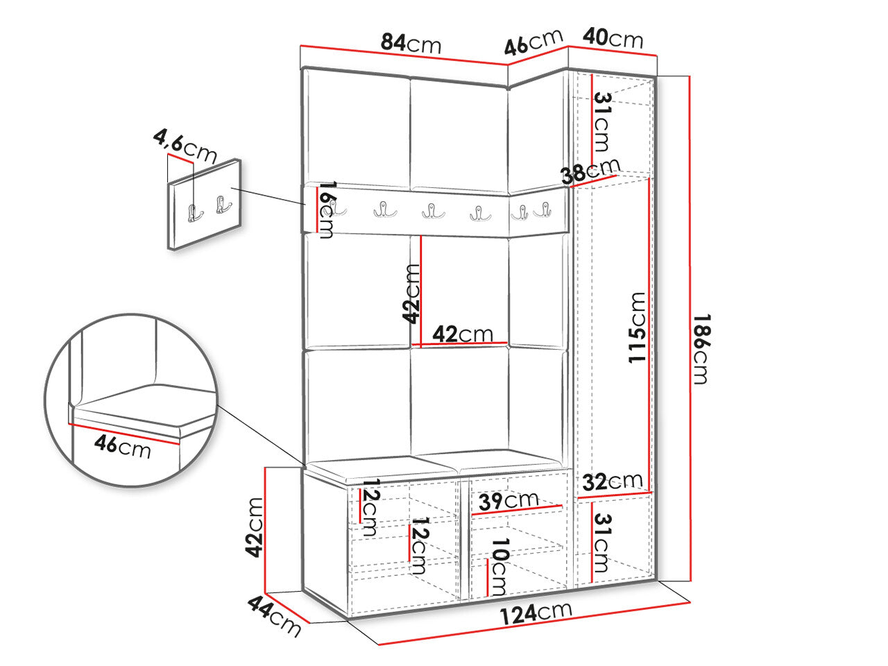 Entrésæt Hartford 277