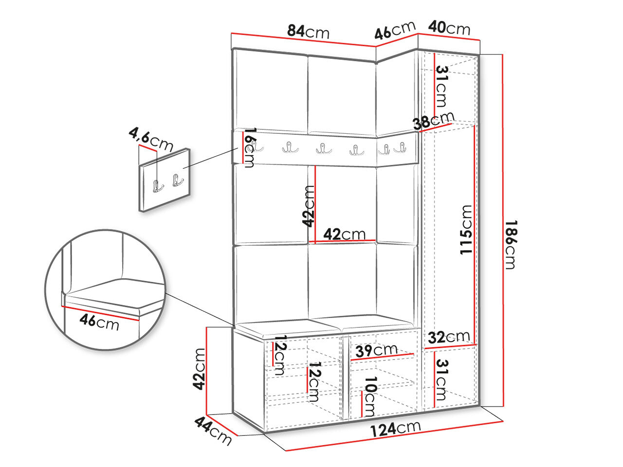 Entrésæt Hartford 471