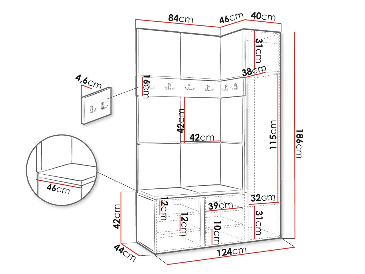 Entrésæt Hartford 471